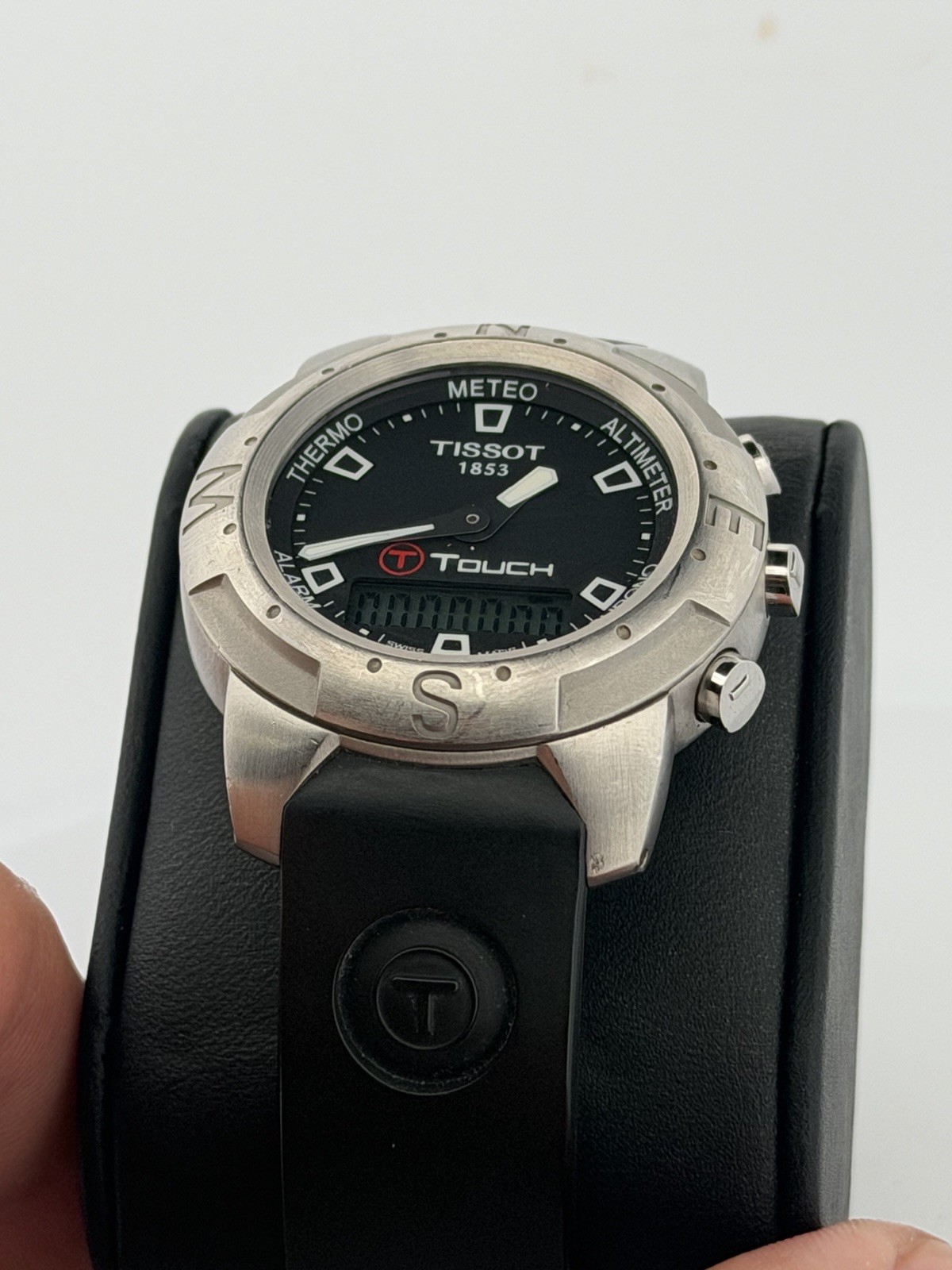Tissot T-Touch Titanium Multifunction Watch Altimeter Compass Chronograph Swiss