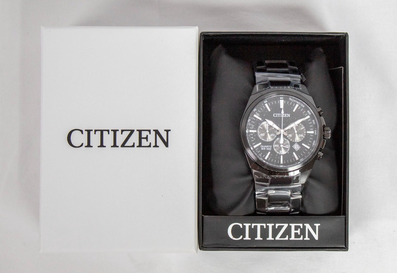 CITIZEN (AN817555E) Quartz Mens Watch – Black-plated Dial
