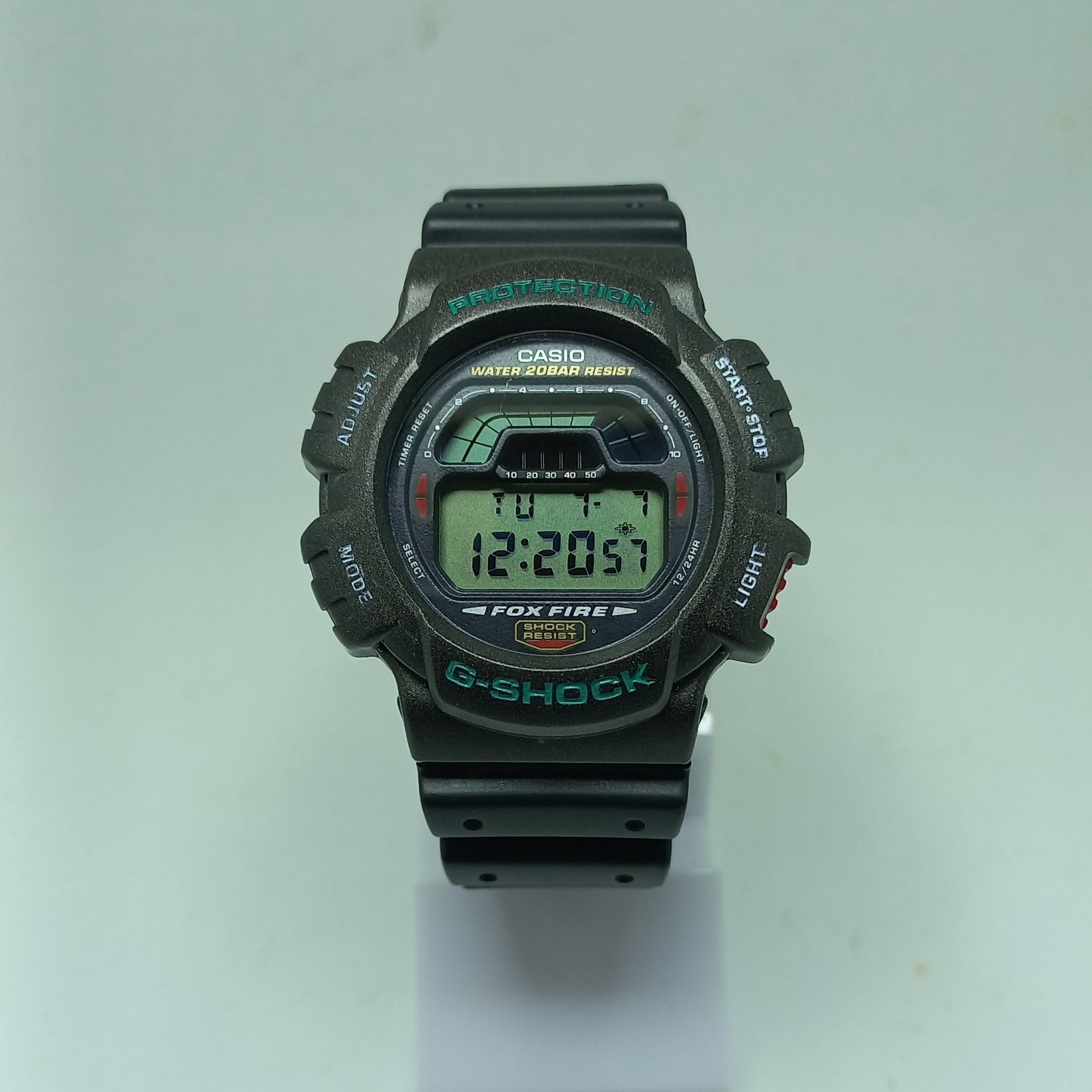Vintage Casio G Shock DW-8700C Mod (1548) Fox fire Men Watch RARE