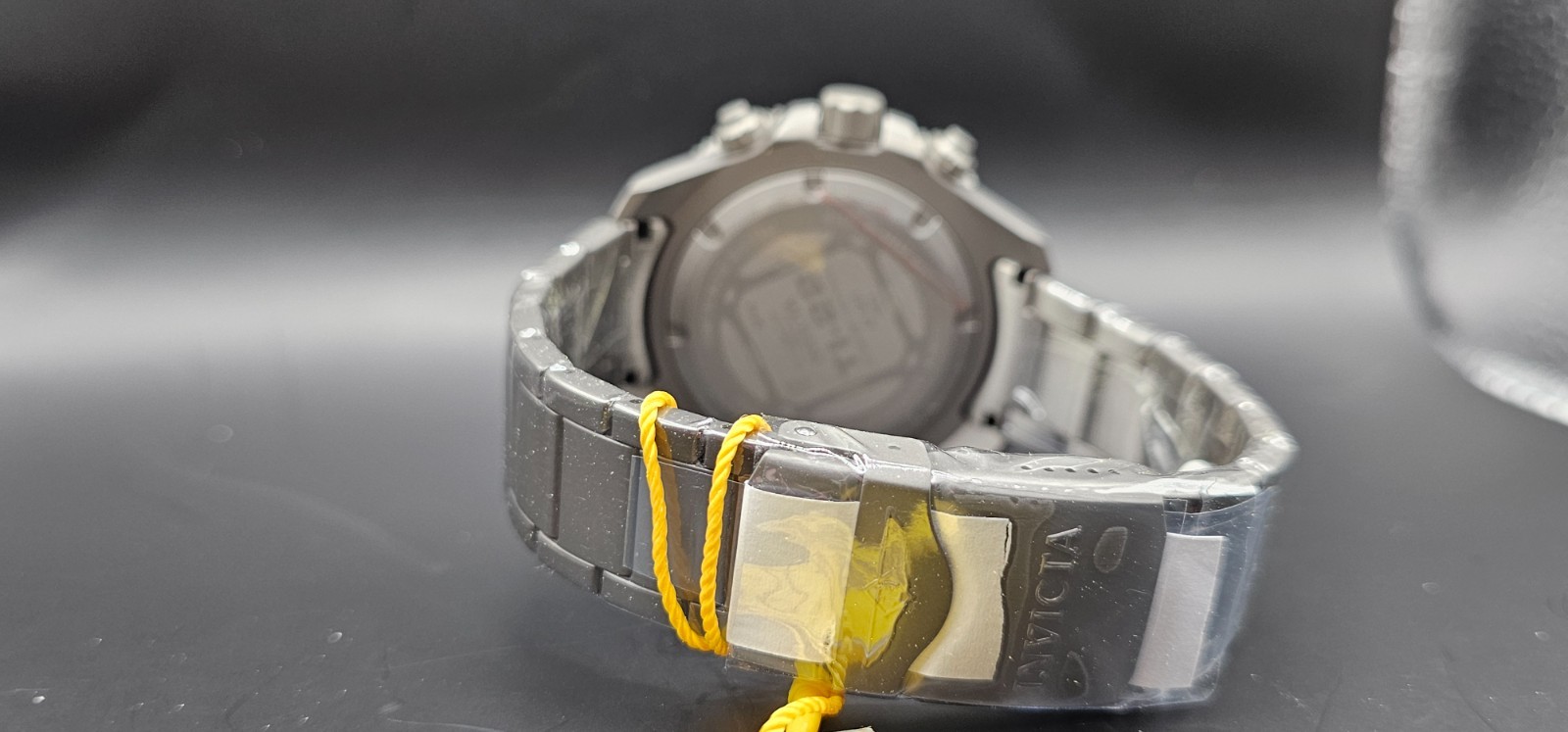 49493 – Invicta TI-22 Commandor Watch – 48mm, Titanium Navy & Sky Blue Bezel