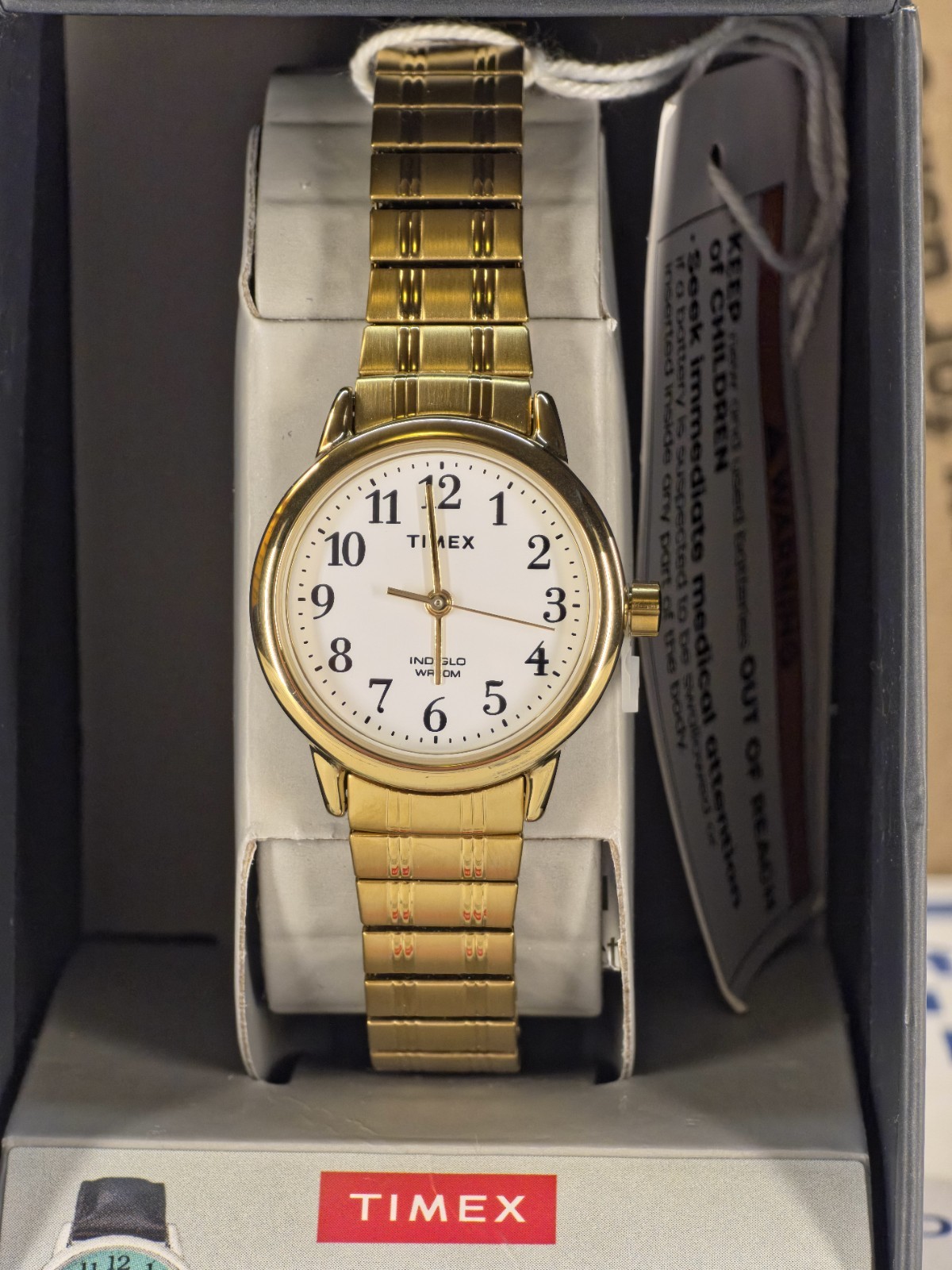 Timex Easy Reader 25mm Stainless Steel Expansion Band Watch ~ TW2W52400 +Indiglo