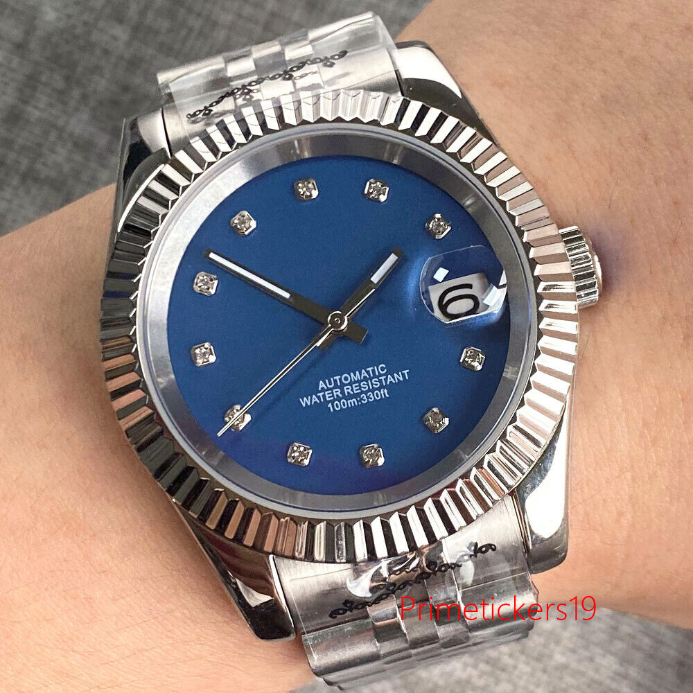 BLIGER White/Black/Blue/Green Jewel Dial PT5000 NH35 36/39mm Automatic Men Watch