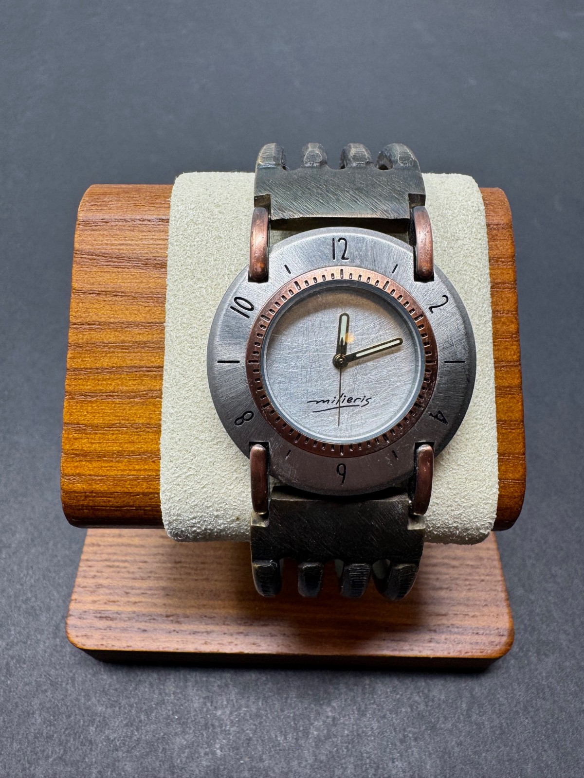 Limited Edition Custom Designer Watch by Eduardo Milieris, Works Great!