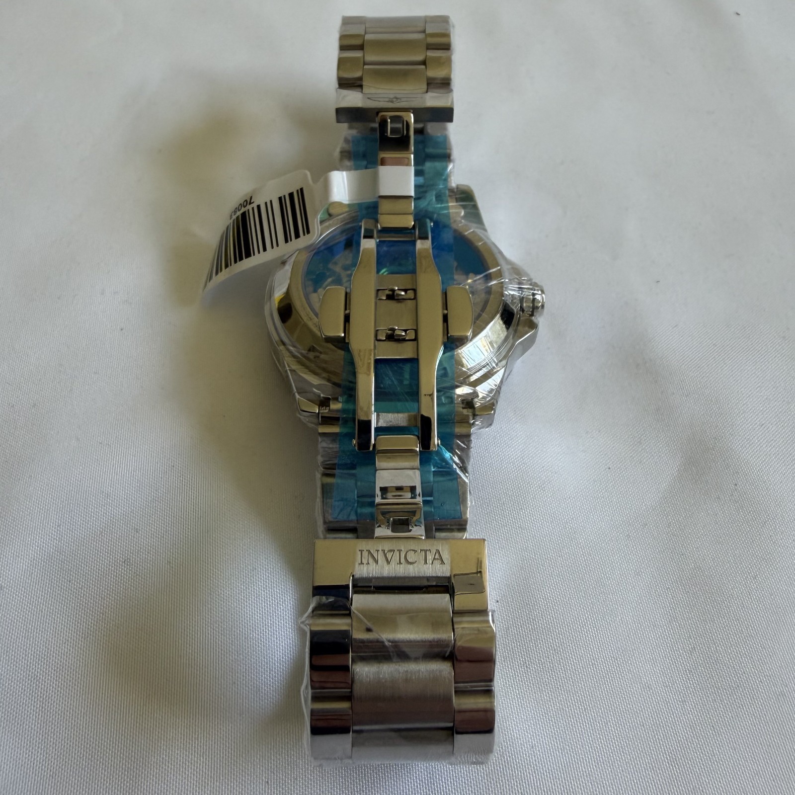 Invicta 70083 Racing Interpoint Men 43.5mm Steel Automatic Skeleton Watch New