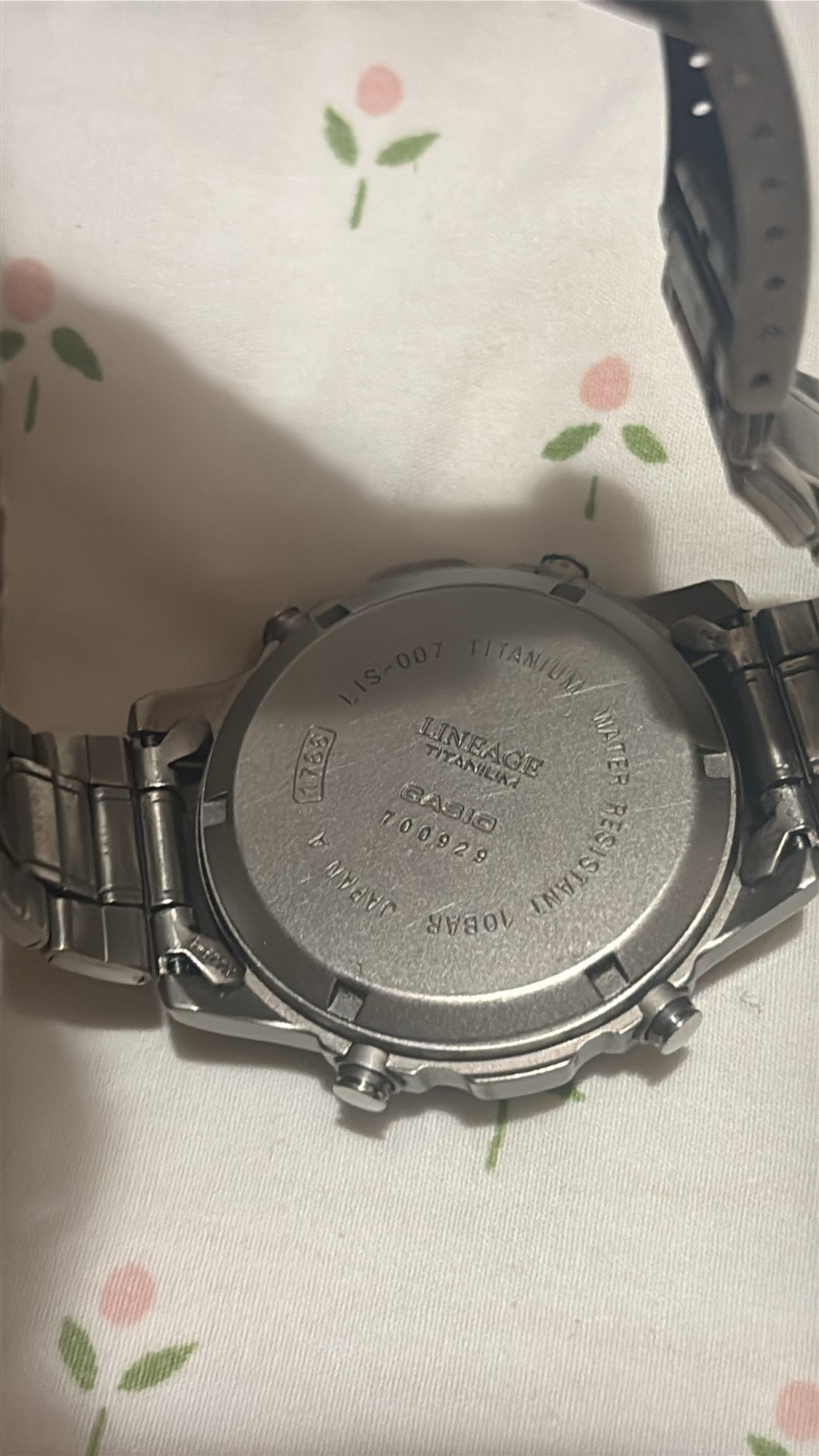 Casio Lineage Titanium LIS-007 Water Resistant