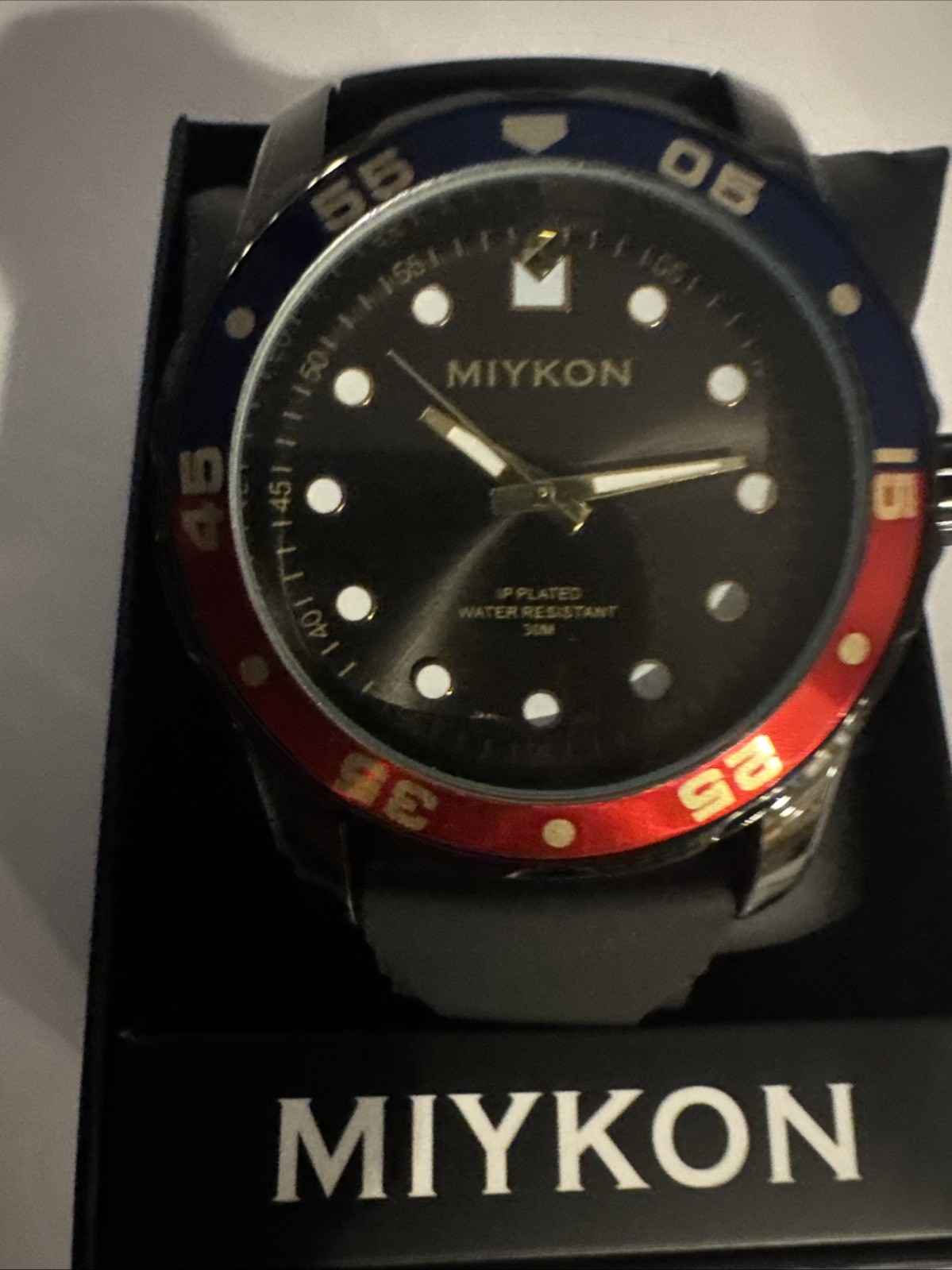 Miykon Men’s Quartz. All. New Water Guarantee To 33meters 100+ Feet Deep