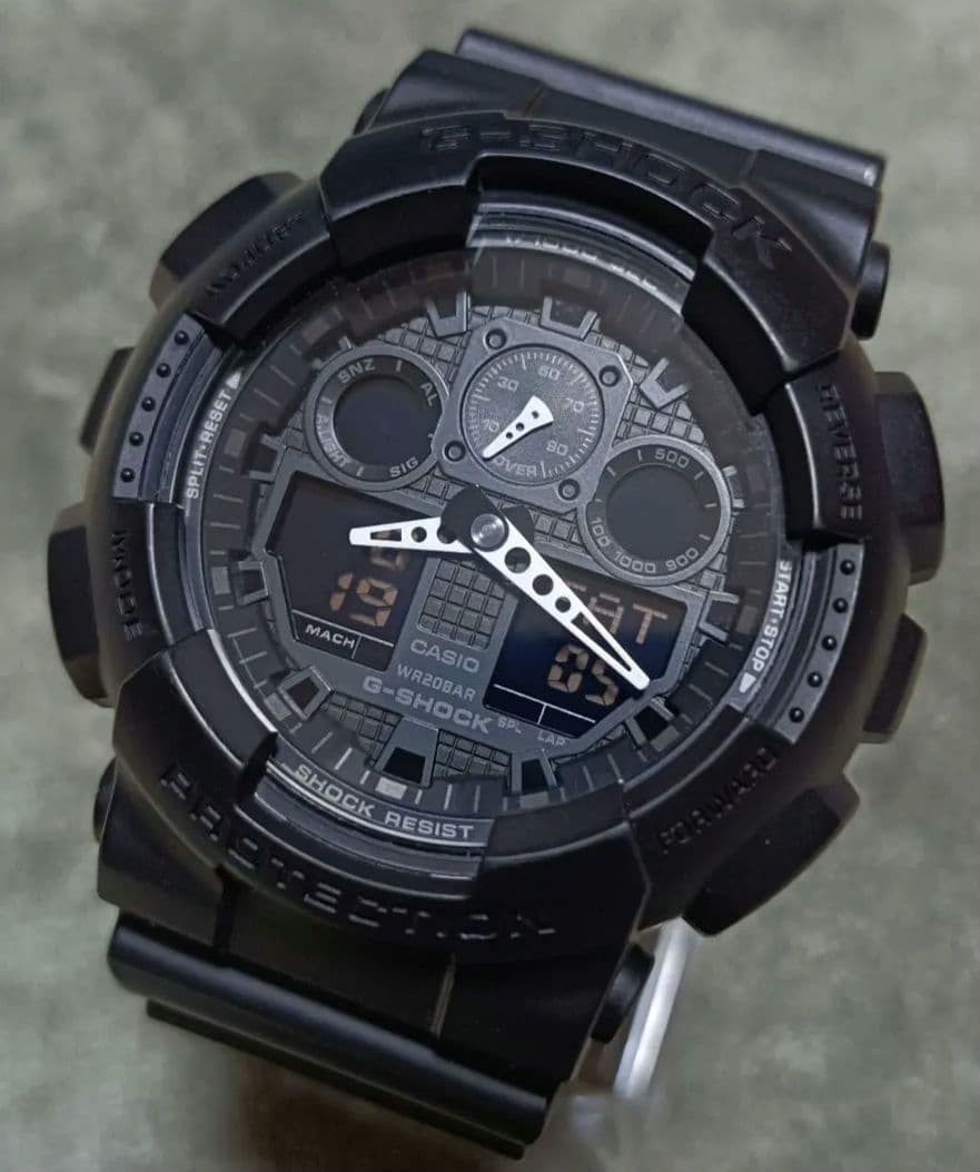 CASIO G-SHOCK GA-100 Matte Black