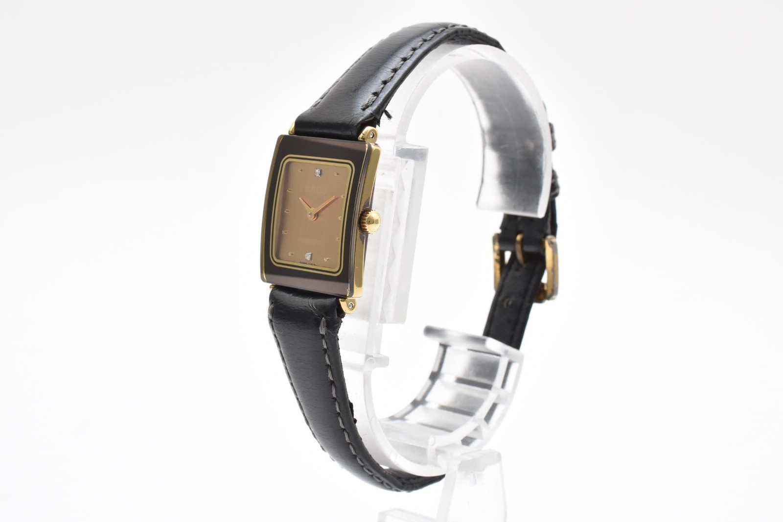 [NEAR MINT] RADO Florence 153.3606.2N Dial 2 Diamonds Womens Quartz Watch Japan