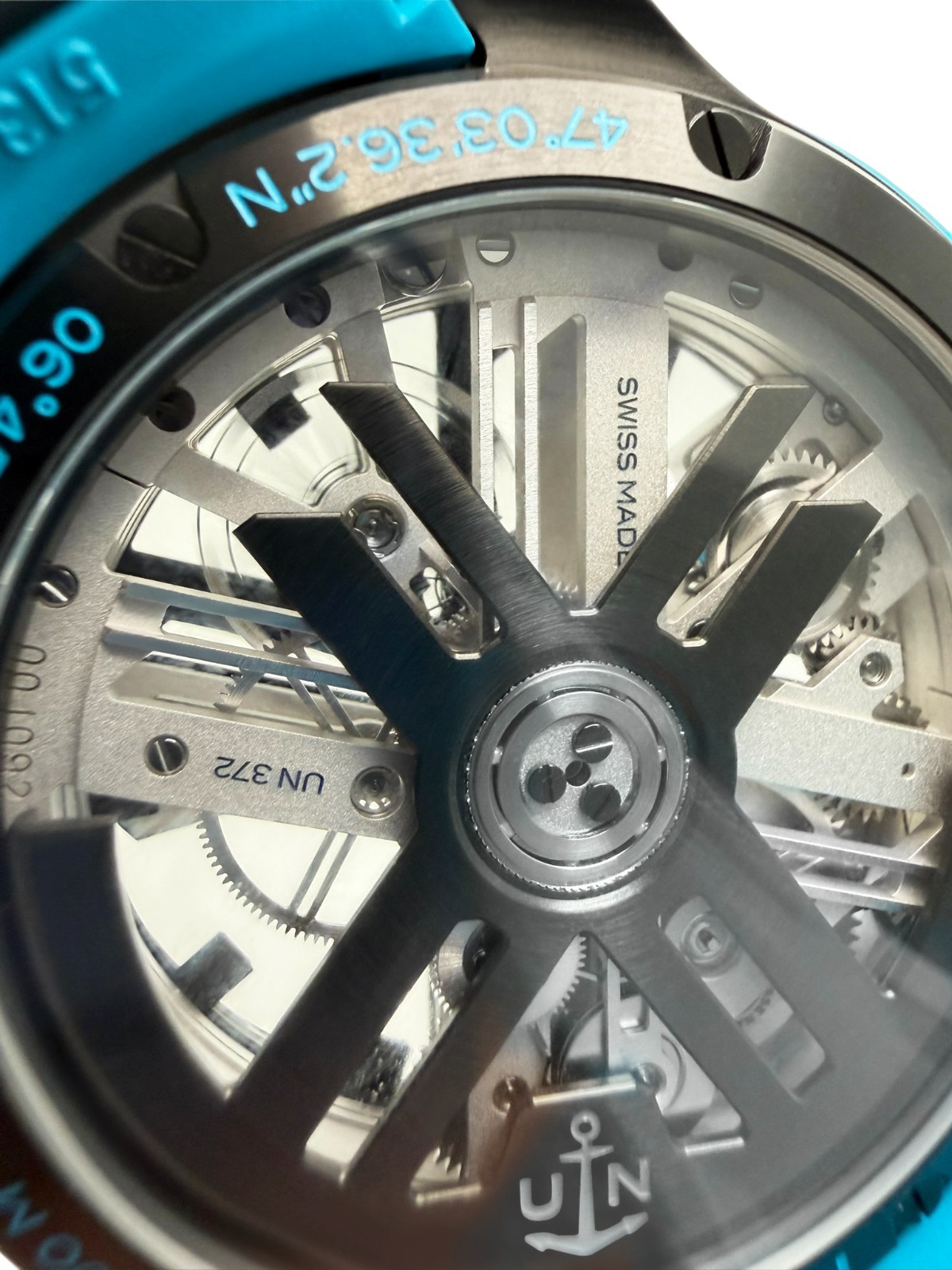 Ulysse Nardin Diver X Skeleton Azure 3723-170-2B/3A