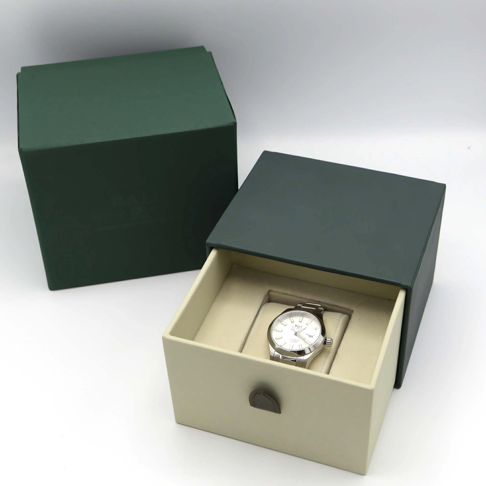 Ball Marvelite Date Nm9026C Automatic SS White Dial 40mm Rank AB+