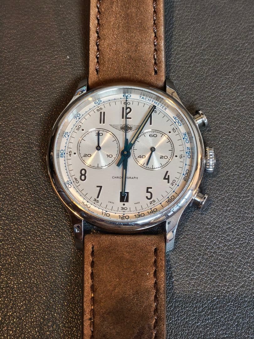 NO BRAND Christopher Ward Morgan C3 Chronograph Quartz Watch Men’s