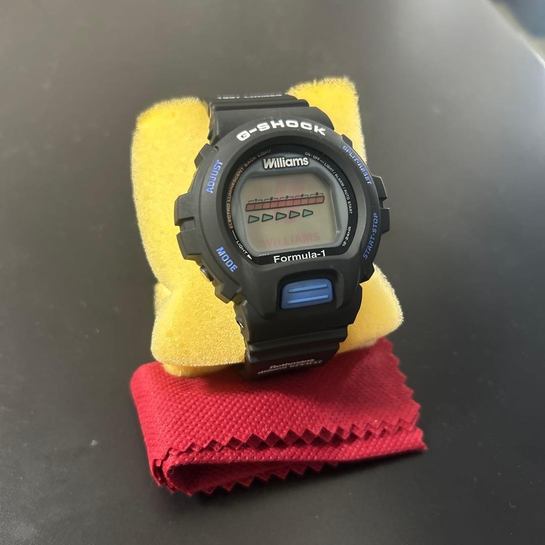 Casio G-Shock DW-6600B Limited Edition Authentic Used F1 Williams Renault