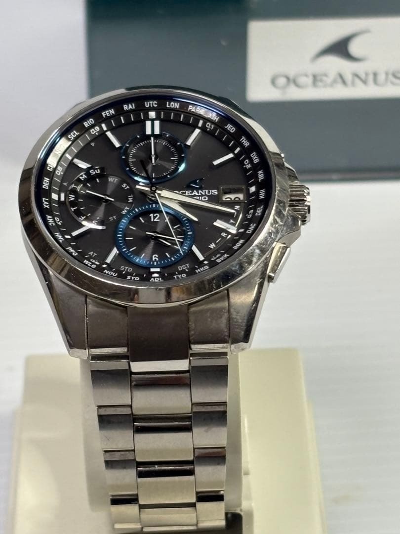 Casio Oceanus OCW-T2600-1AJF Titanium Silver Solar Radio Wrist Watch