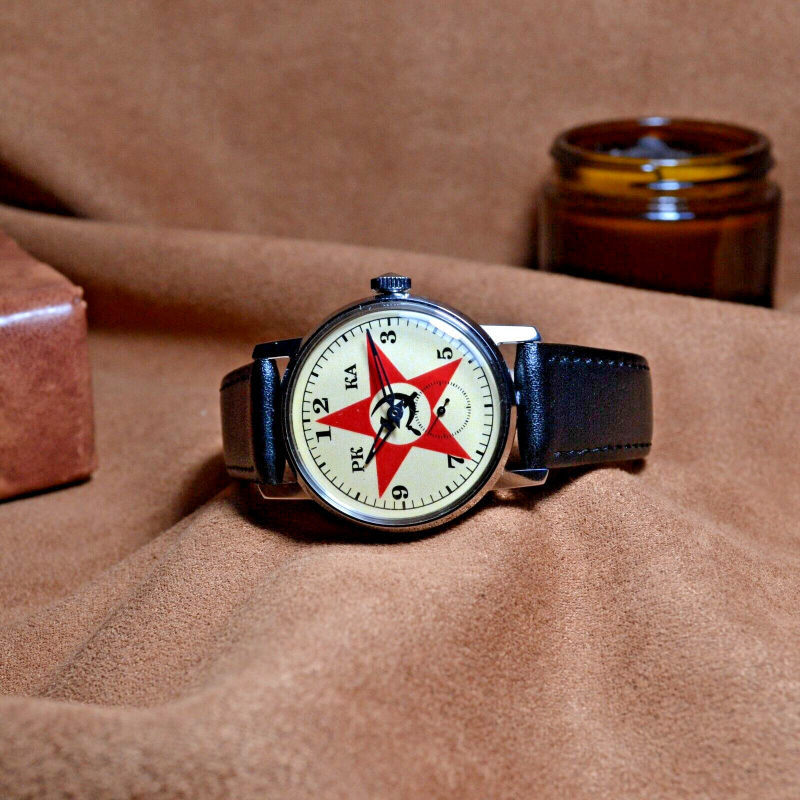 Soviet Pobeda Mechanical Men’s Watch USSR Vintage Wristwatch Serviced