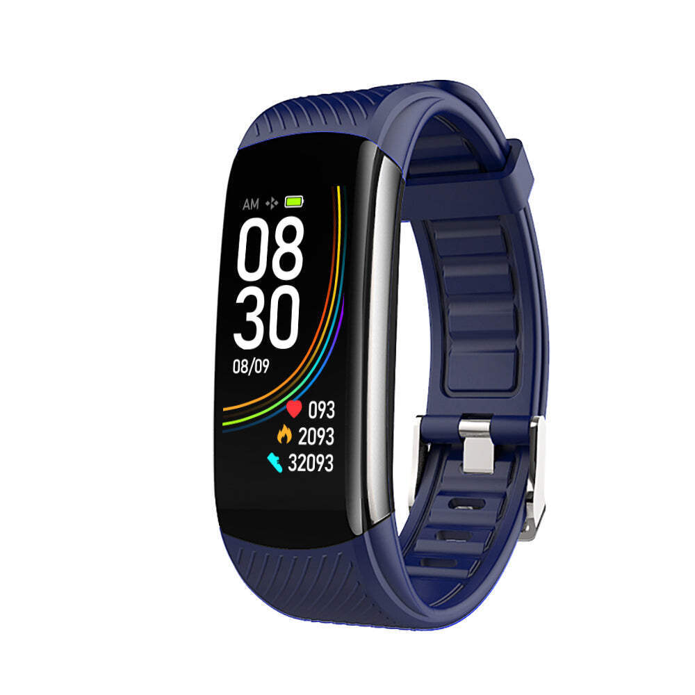 C6T Temperature Measurement Smart Bracelet Blood Pressure Heart Rate Meter Pedom