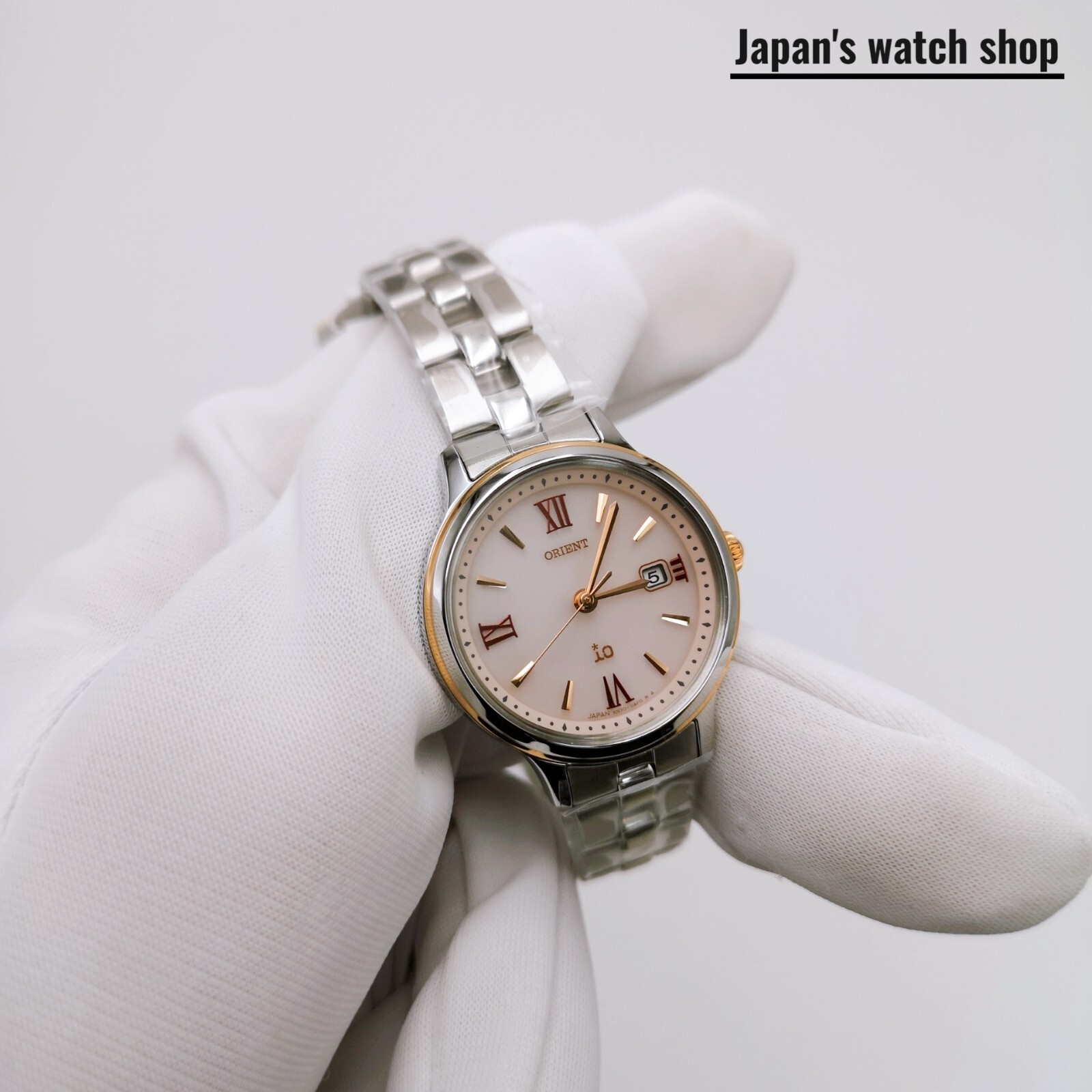 ORIENT iO NATURAL & PLAIN LIGHTCHARGE RN-WG0006P Pink Women’s Watch New in Box