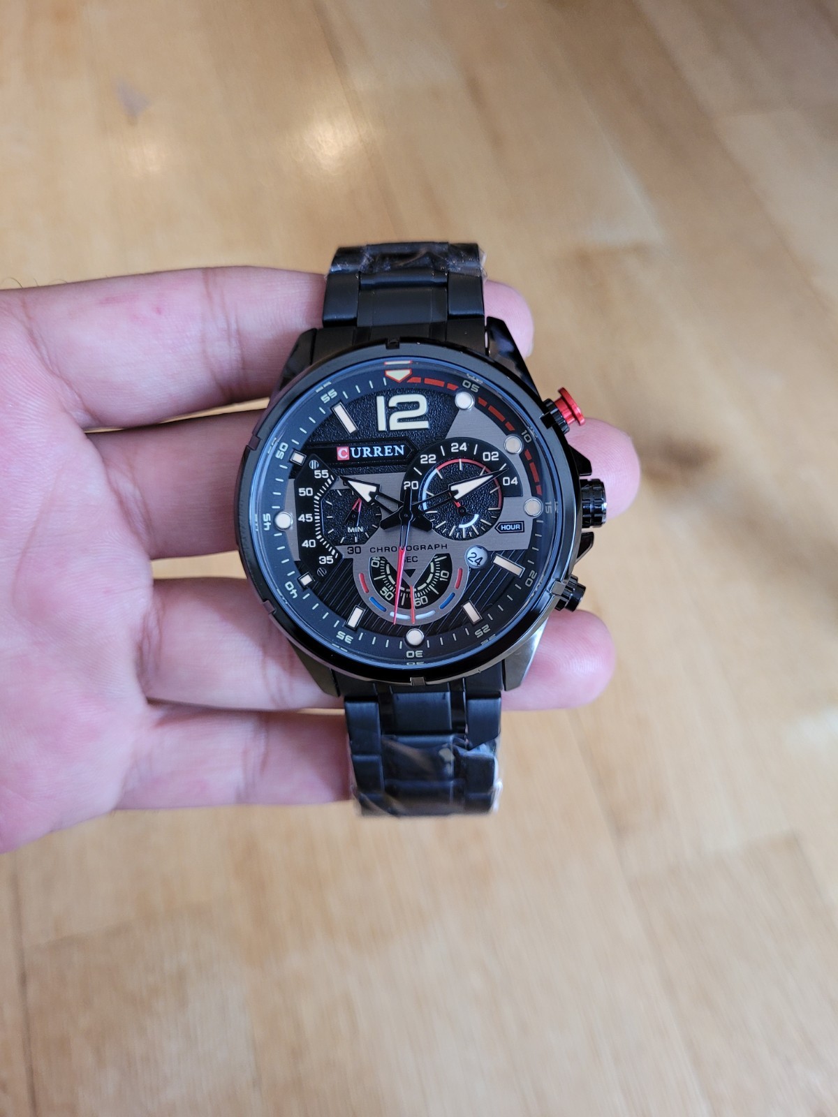 CURREN Stylish Chronograph Stainless Steel Watch for Men