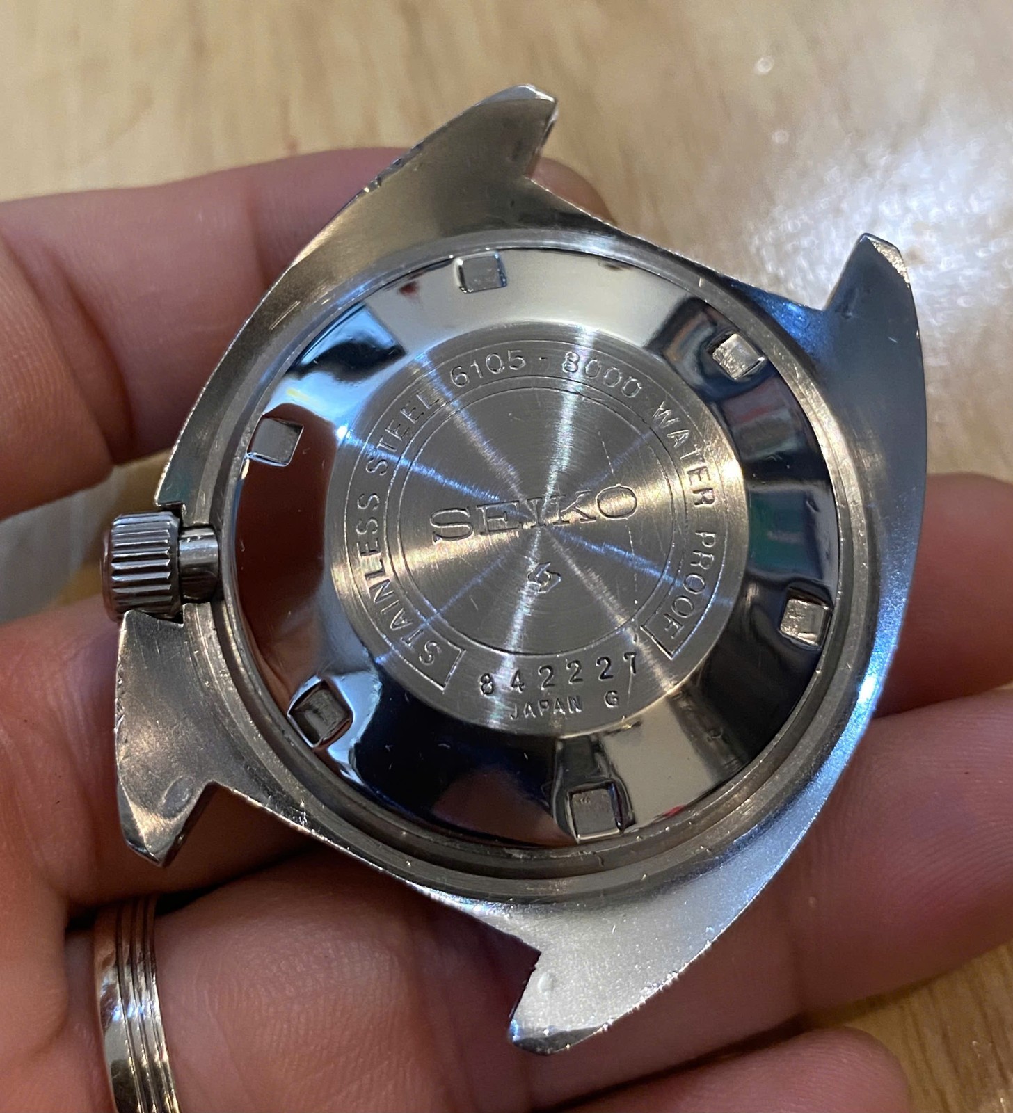 vintage Rare Seiko 6105-8000 Skin Diver Case Only for Part Repair / Project