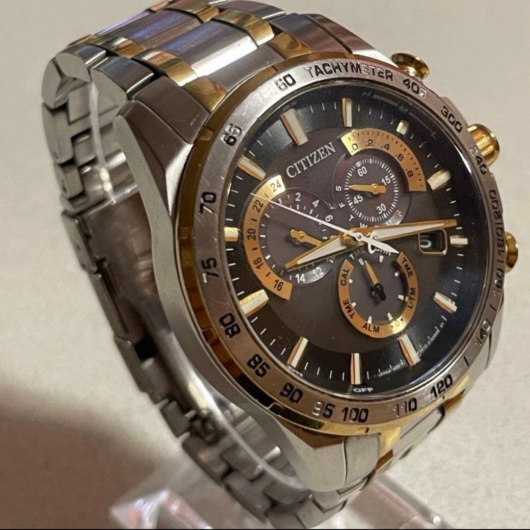 Citizen Promaster E610 Two-Tone Combi Chronograph Used from Japan