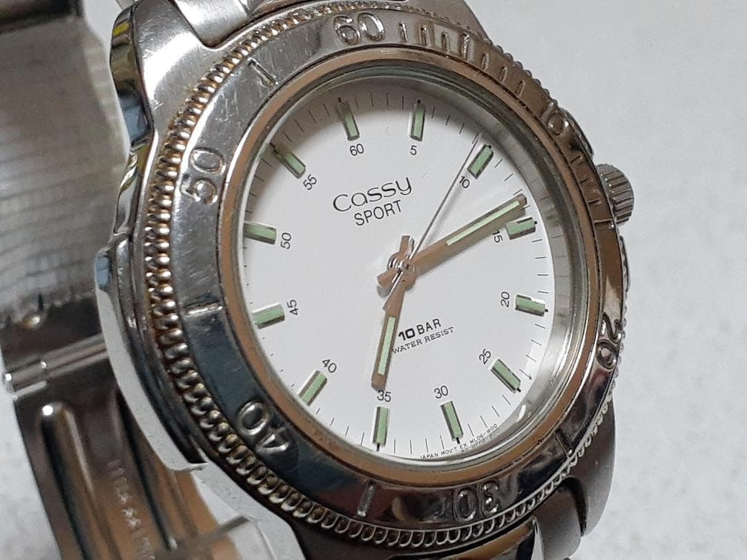 【From Japan】[Working Condition] ORIENT Cassy Sport Diver-style Watch T-30