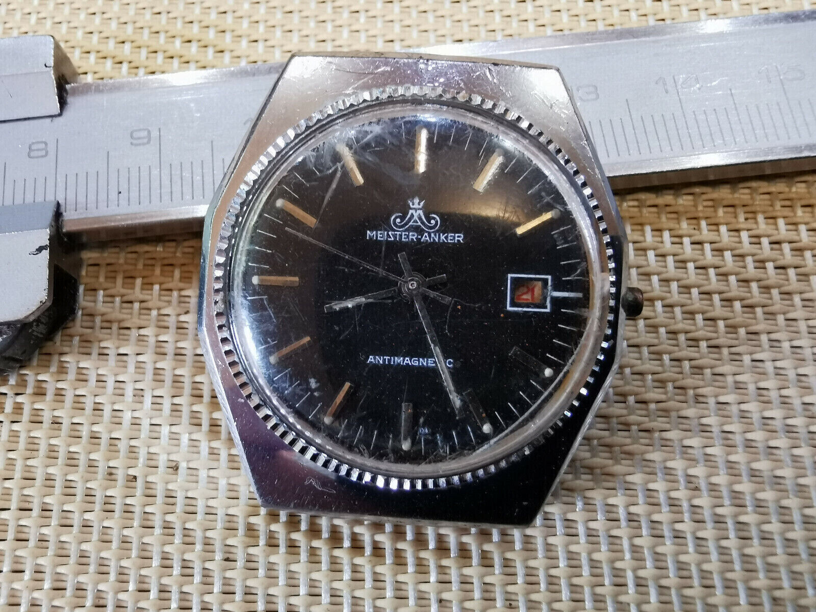 vintage MEN watch MEISTER ANKER ANTIMAGNETIC