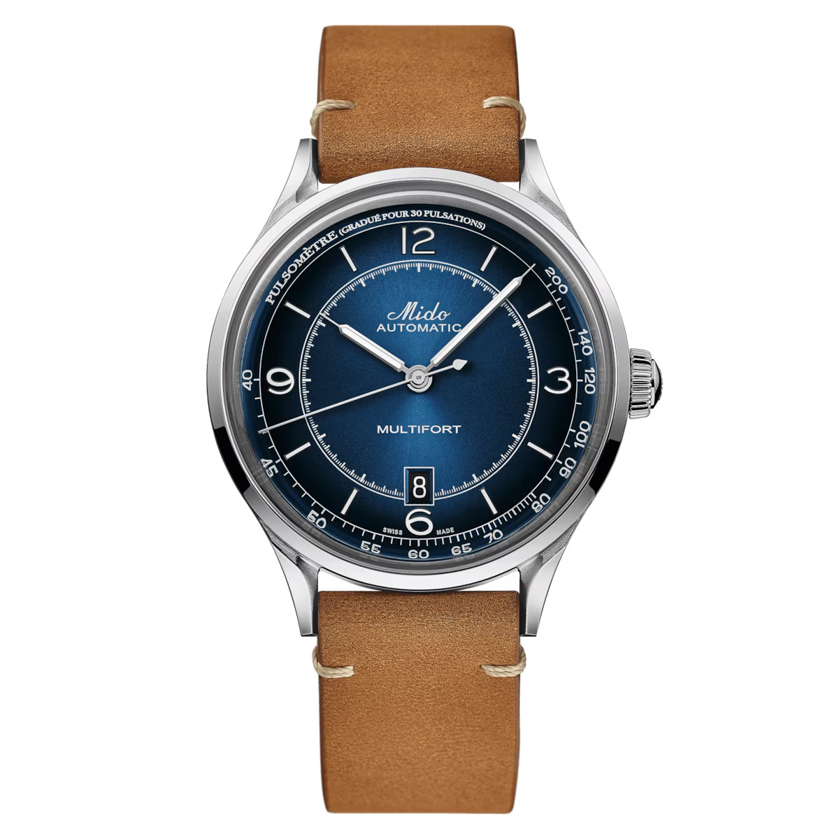 Brand NEW Mido Multifort Patrimony Men’s Blue Dial | M0404071604000