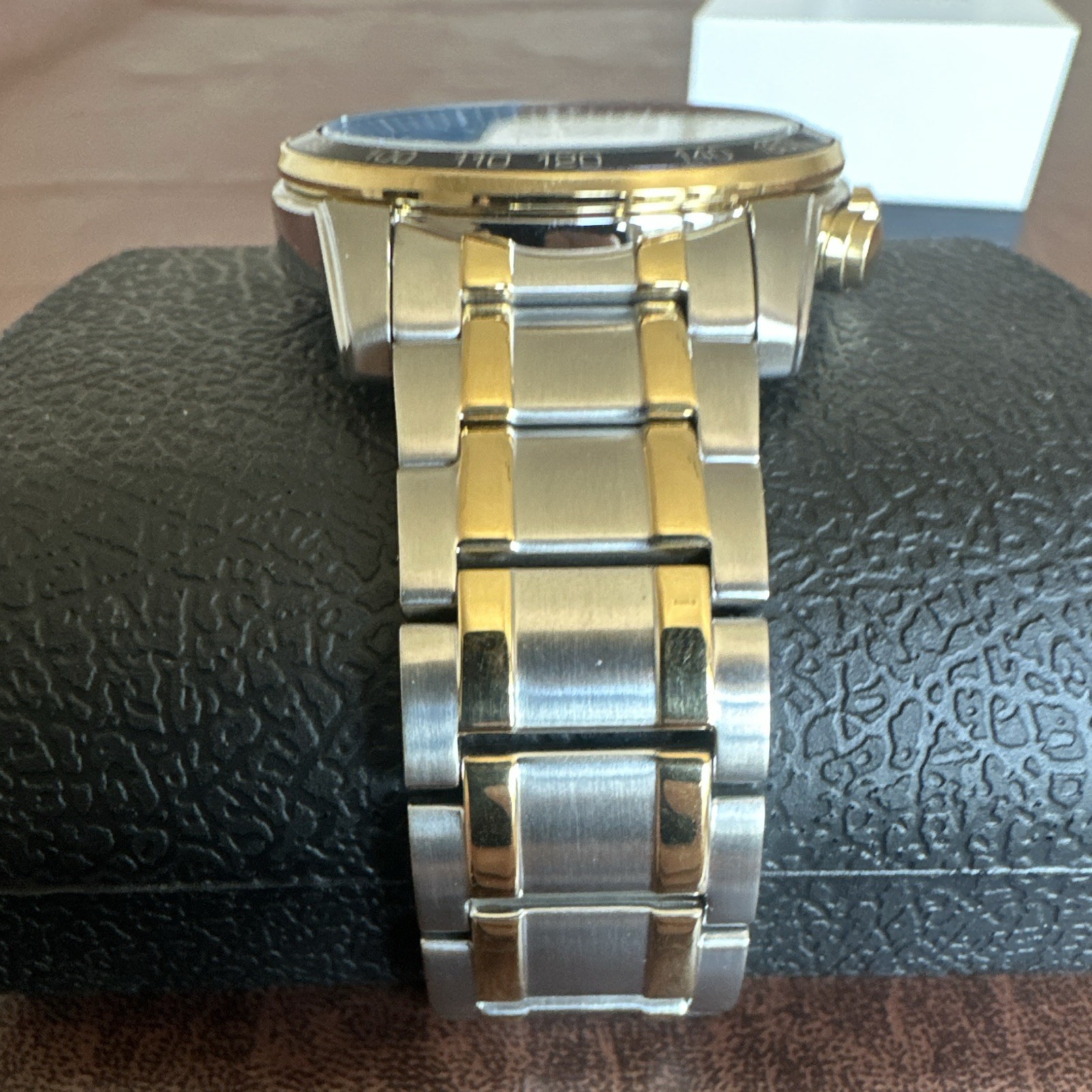 Citizen Eco-Drive Chronograph Tachymeter Two-Tone Bracelet Watch w/ Box