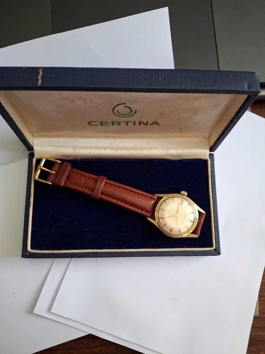 Certina automatic “Certidate” vintage 1960s watch