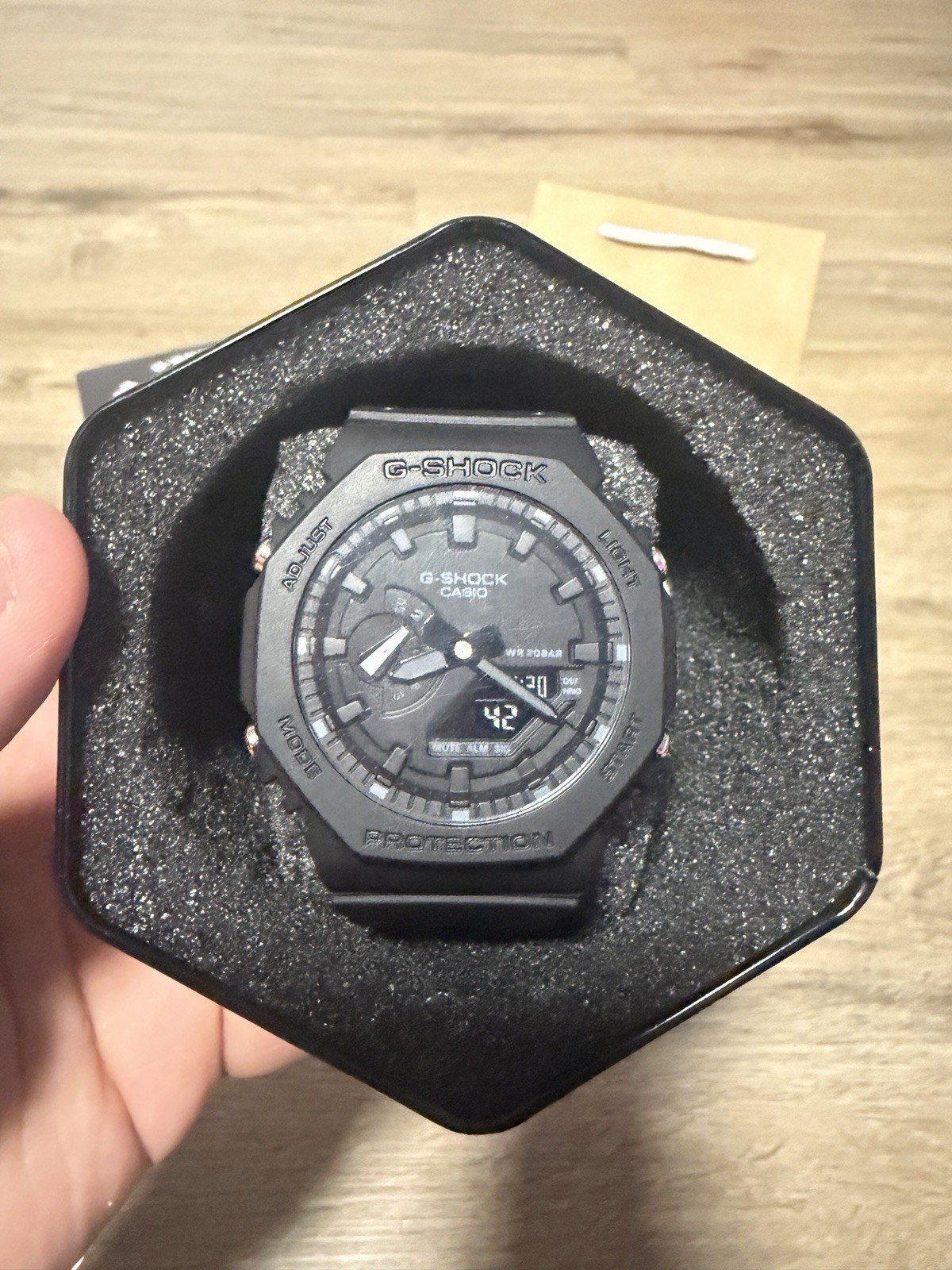 Casio G-SHOCK Black Analog/Digital Quartz 200m Resin Watch w/ Box & Papers