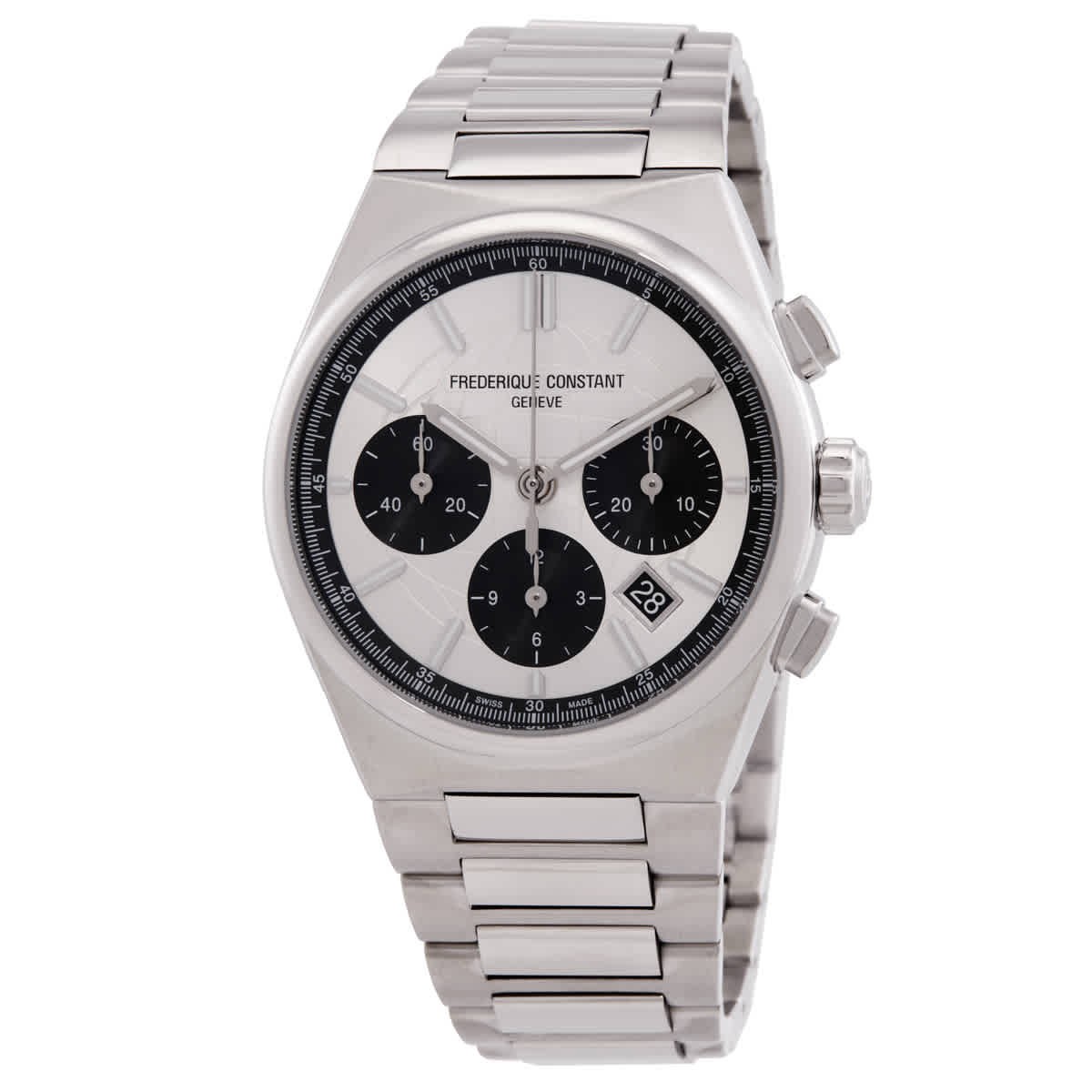 Frederique Constant Highlife Chronograph Automatic Silver Dial Men’s Watch