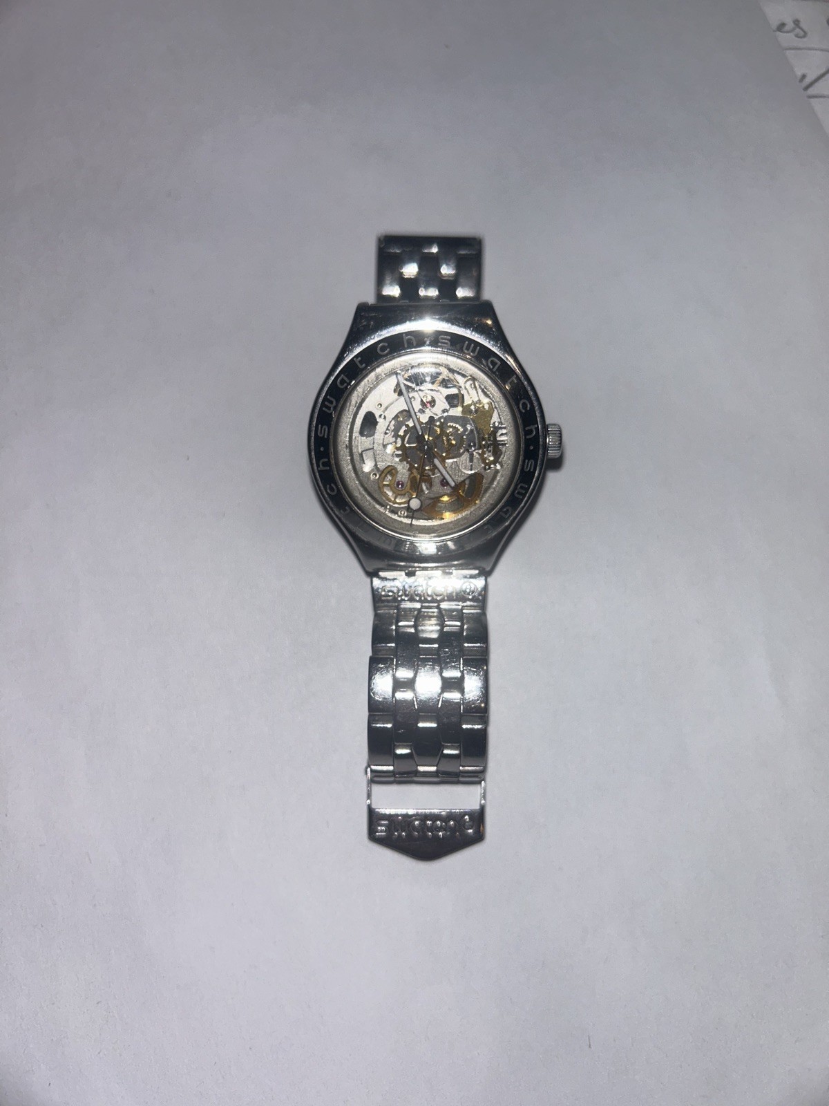 Swatch Irony Skeleton Automatic Men’s Watch – BODY & SOUL – Swiss Made, YAS100G