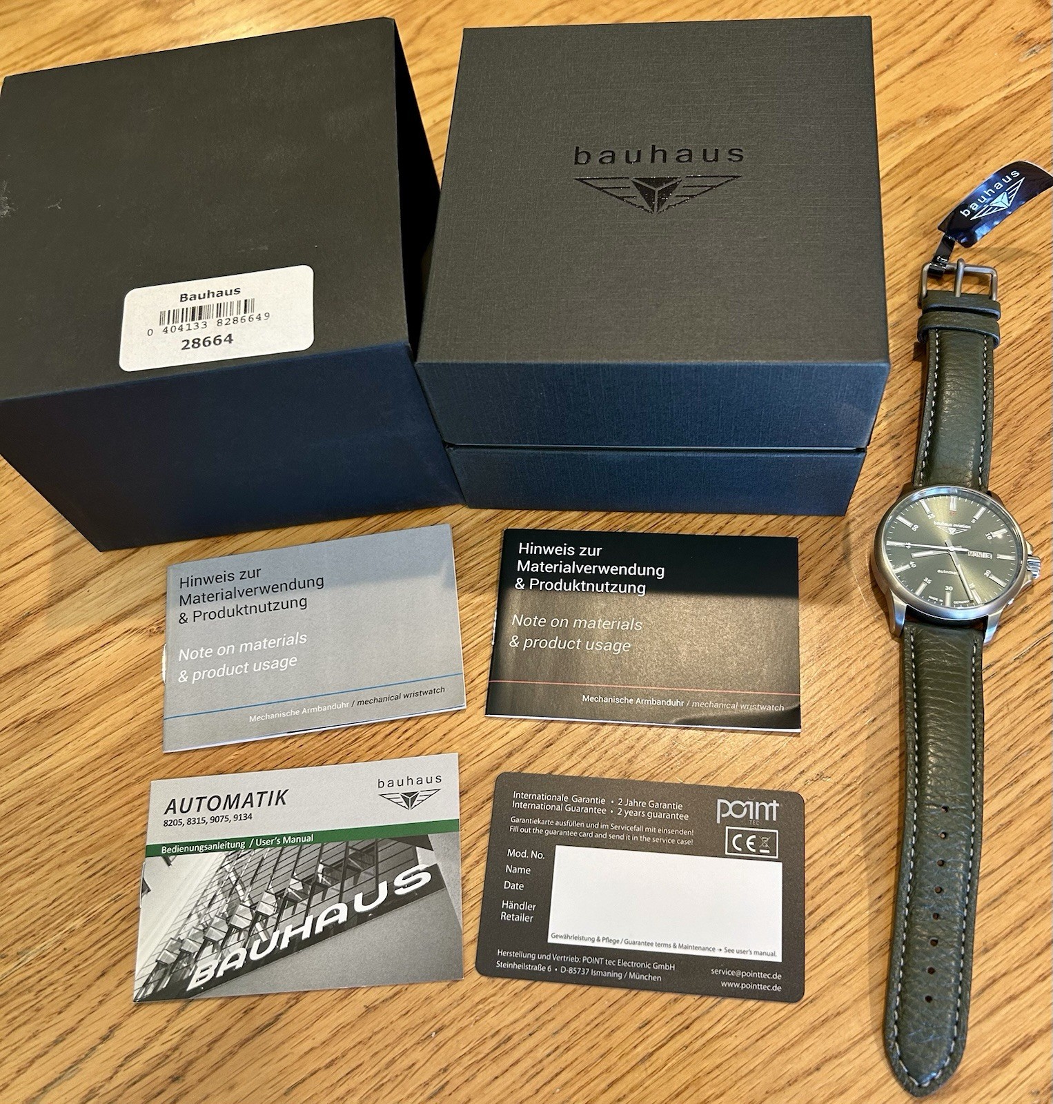 Bauhaus Aviation Automatic -Titanium