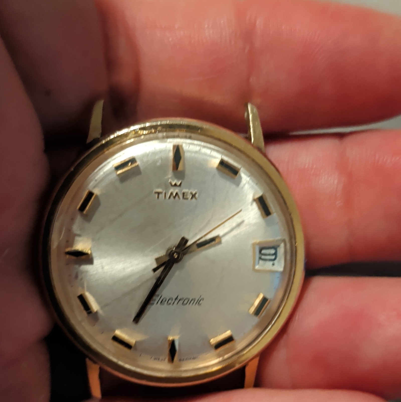 Vintage 10 K rolled goldTimex Electronic 1960s