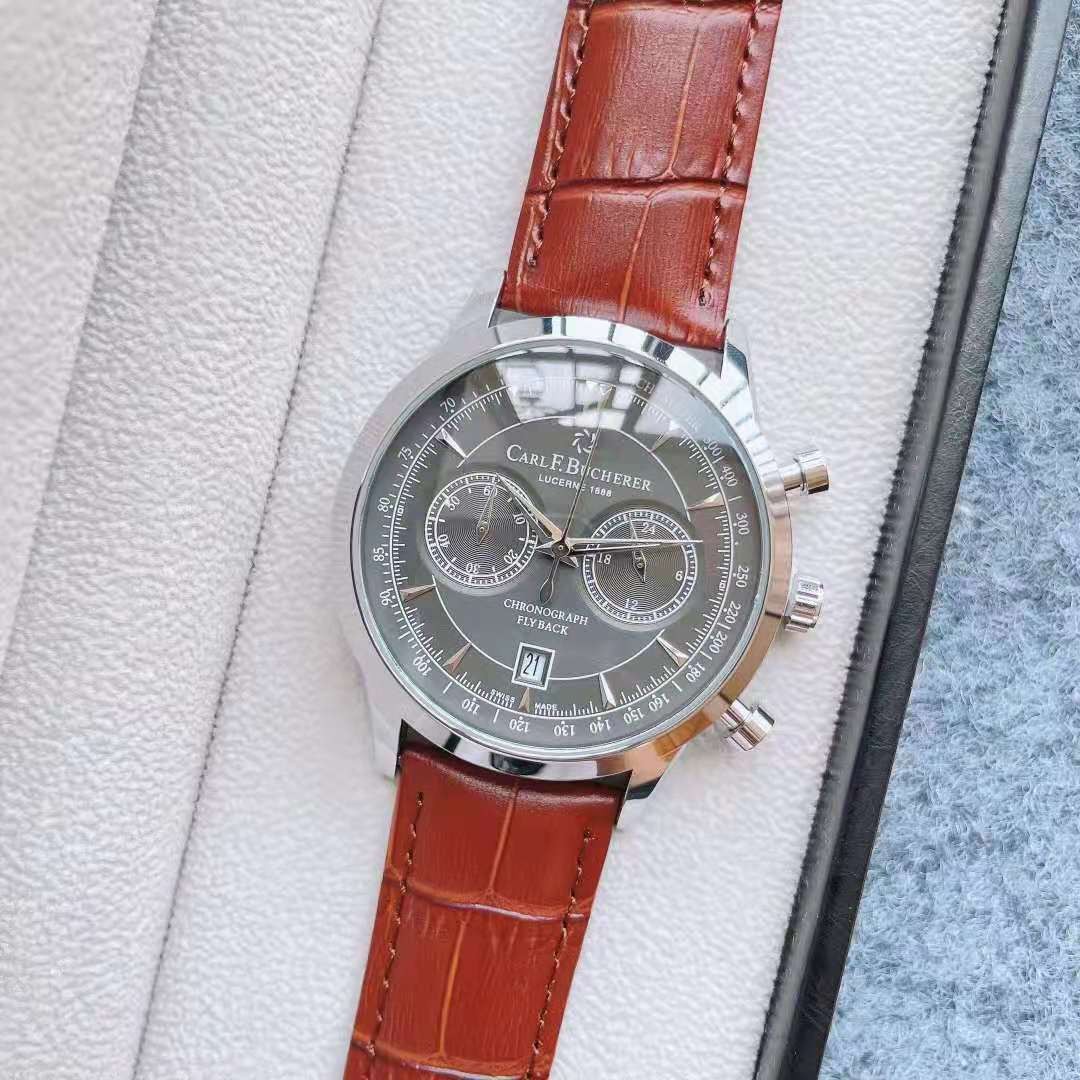 Carl F. Bucherer Multi-Function Watch All Dial Functions Perfect Working