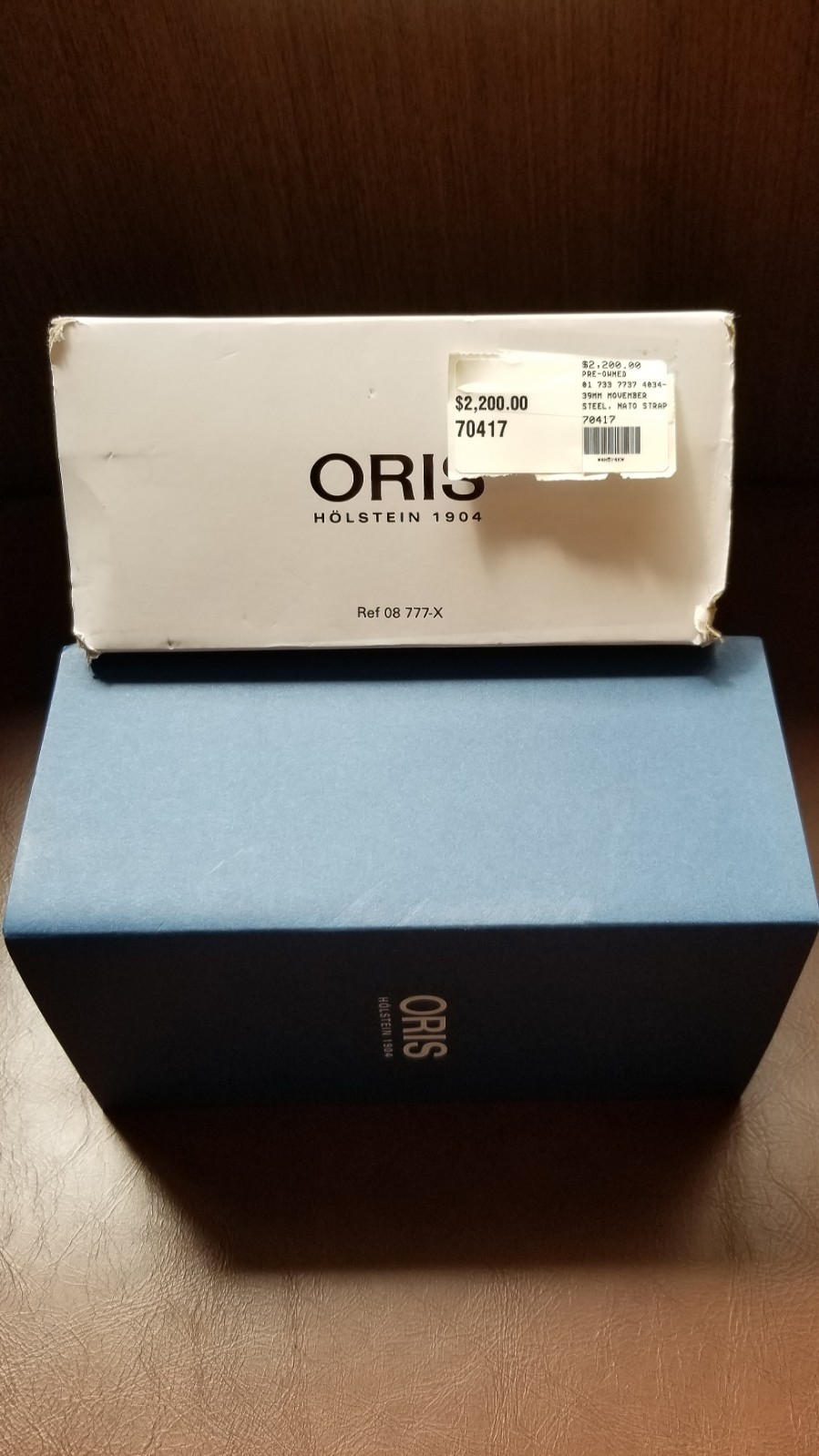 Oris ChronOris 2019 Movember, Complete Pkg, Plus Bracelet! “YANKEES” EDITION!