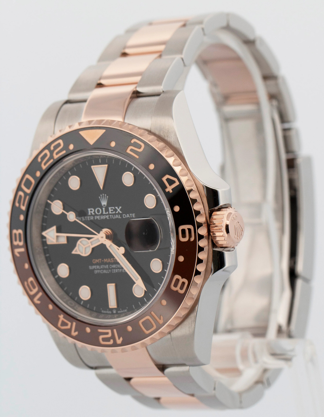 2023 PAPERS Rolex GMT-Master II Root Beer BLACK Two-Tone 40mm 126711 CHNR Watch