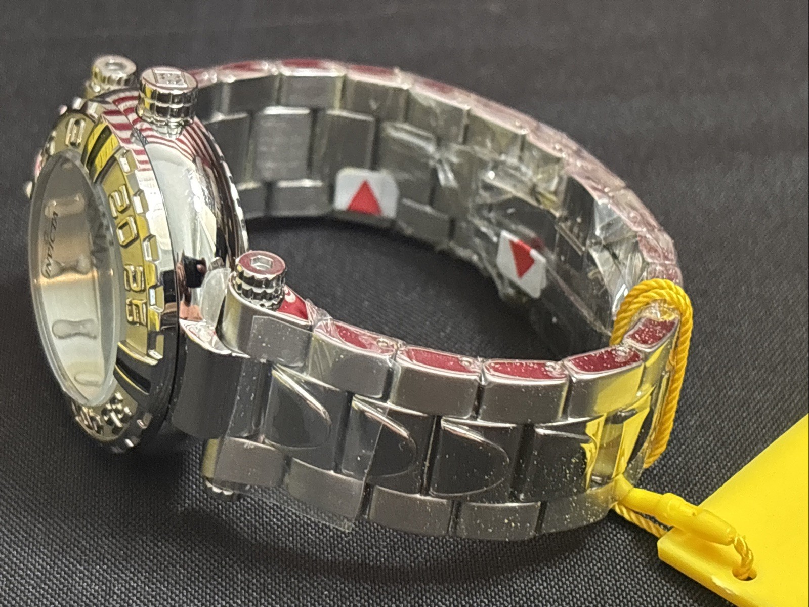 Invictas 47mm Automatic Silver “Subaqua” On SS Band Mens Big Boy Watch #49499