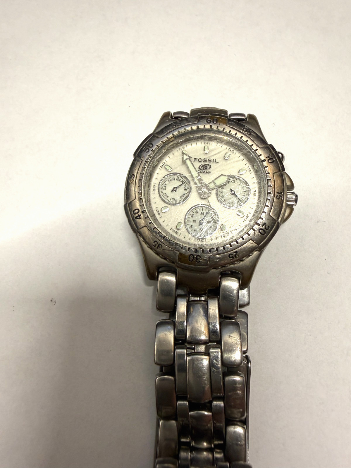 Fossil Men’s Blue Chrono Quartz Watch
