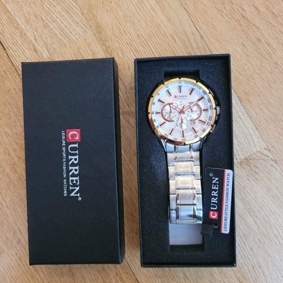 CURREN Stylish Chronograph Stainless Steel Watch for Men