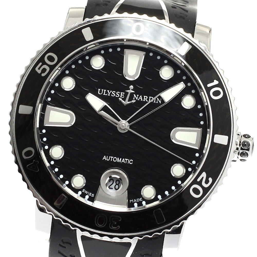 Ulysse Nardin lady diver 8103-101 Date black Dial Automatic Men’s Watch_933721