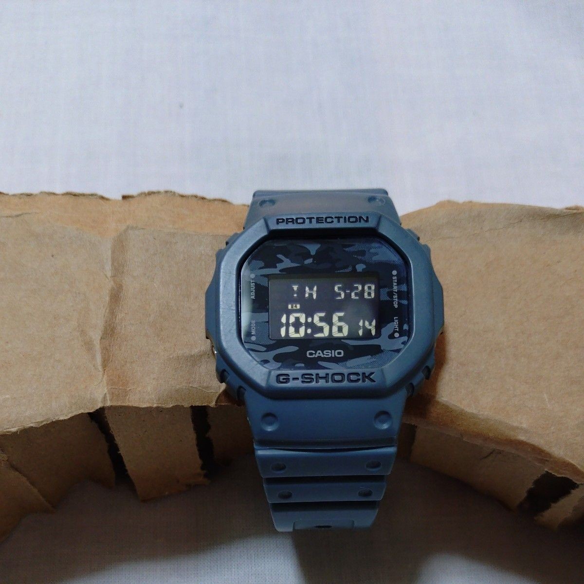 CASIO G SHOCK DW 5600 Camouflage Pattern Watch