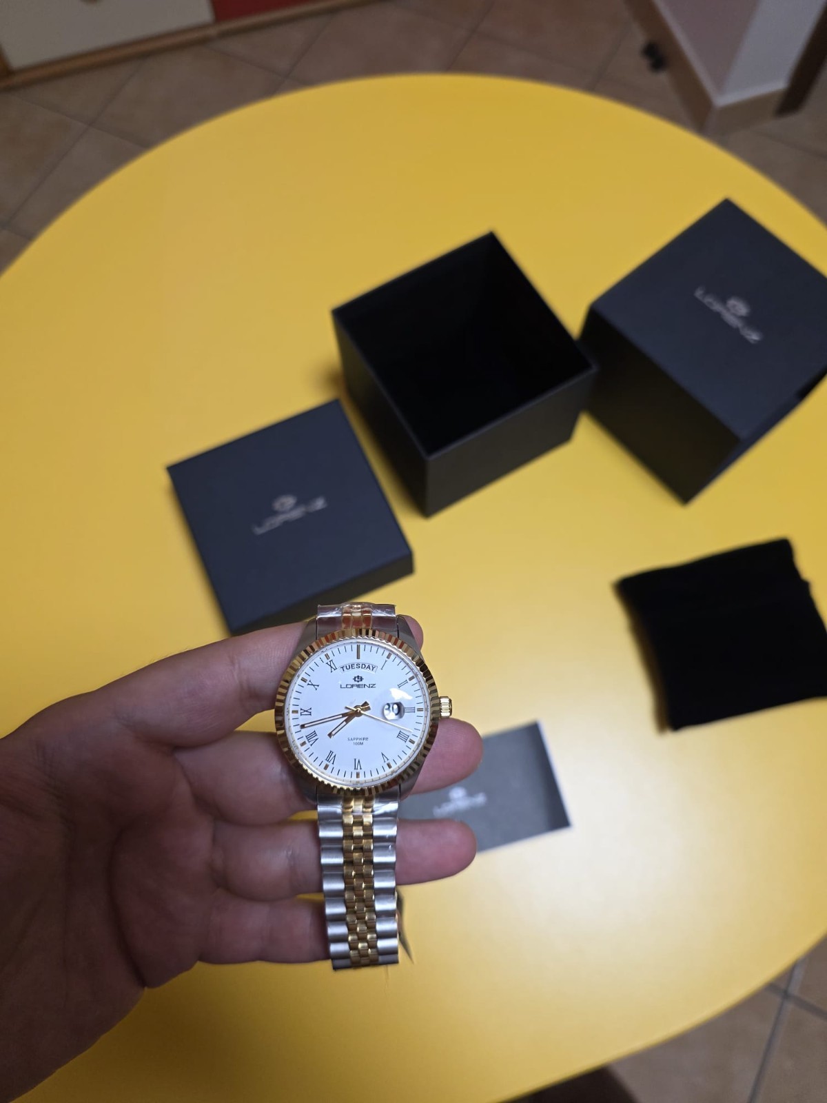 lorenz watch model geneva
