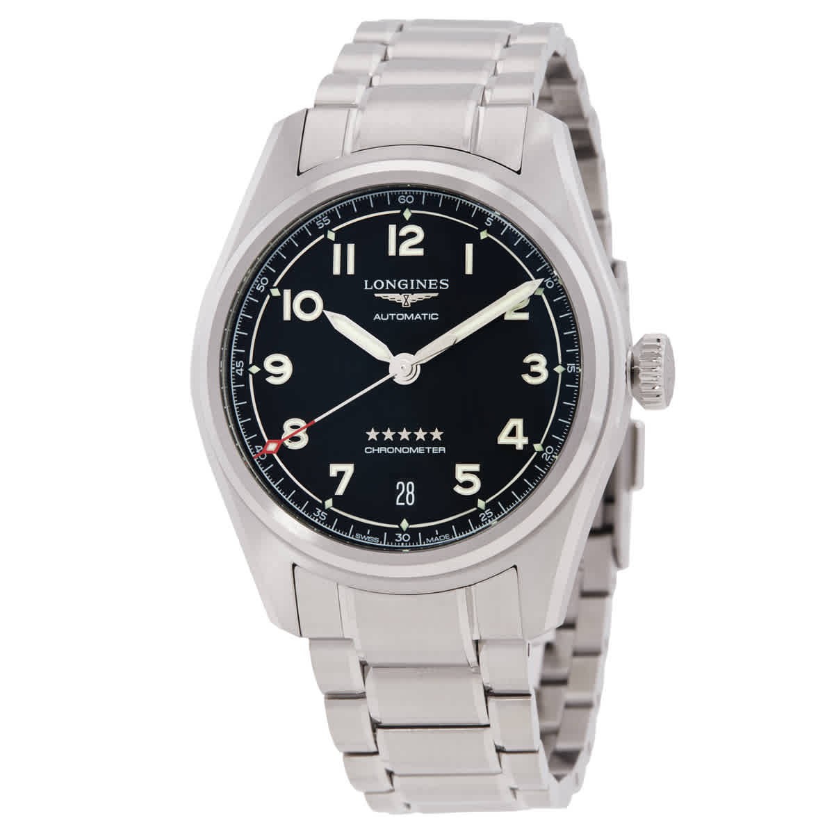 Longines Spirit Automatic Chronometer Black Dial Men’s Watch L3.410.4.53.6