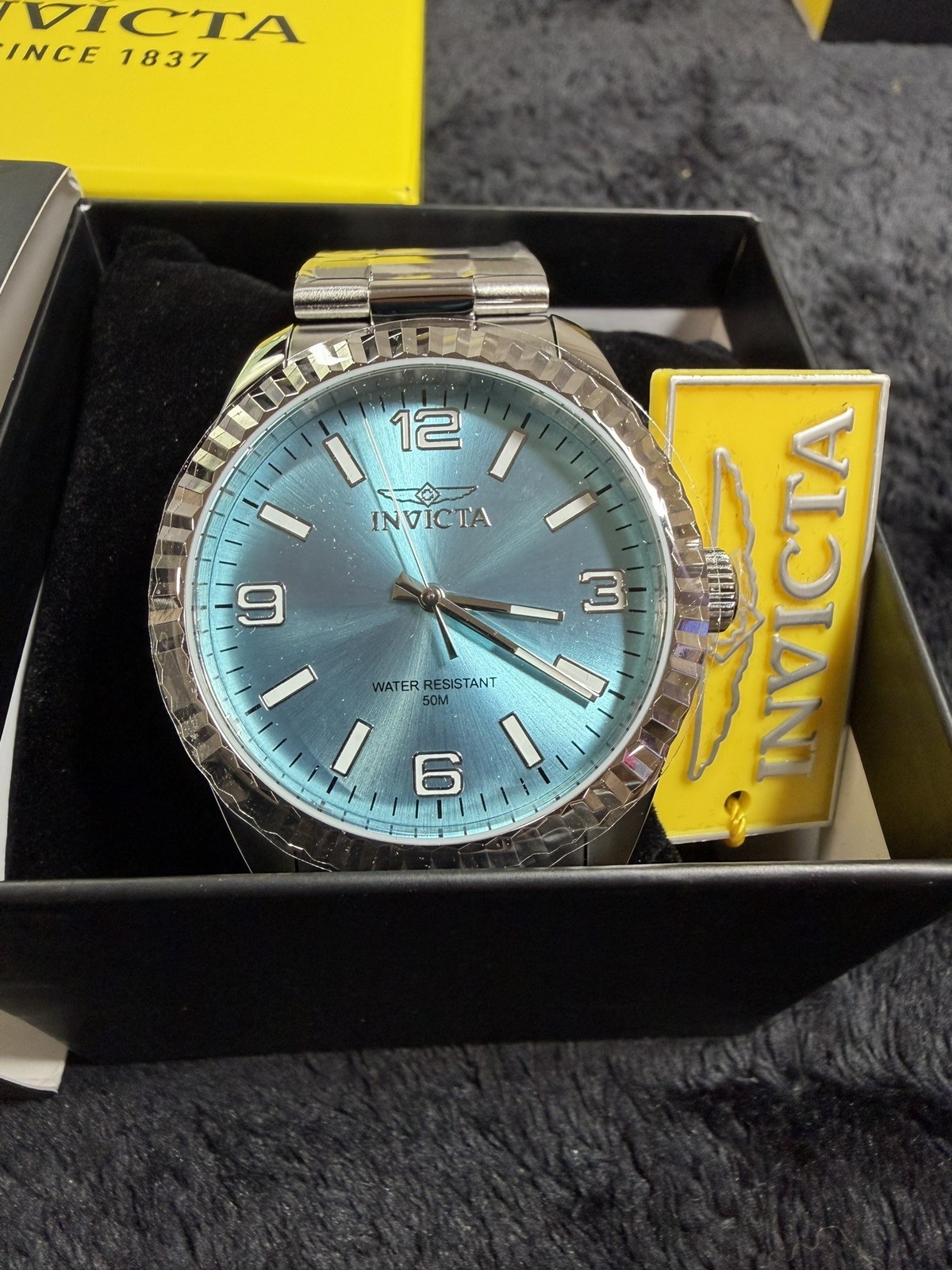 Invicta Specialty Stratford 43mm Men’s Watch 48904 Ice Blue Dial NIB