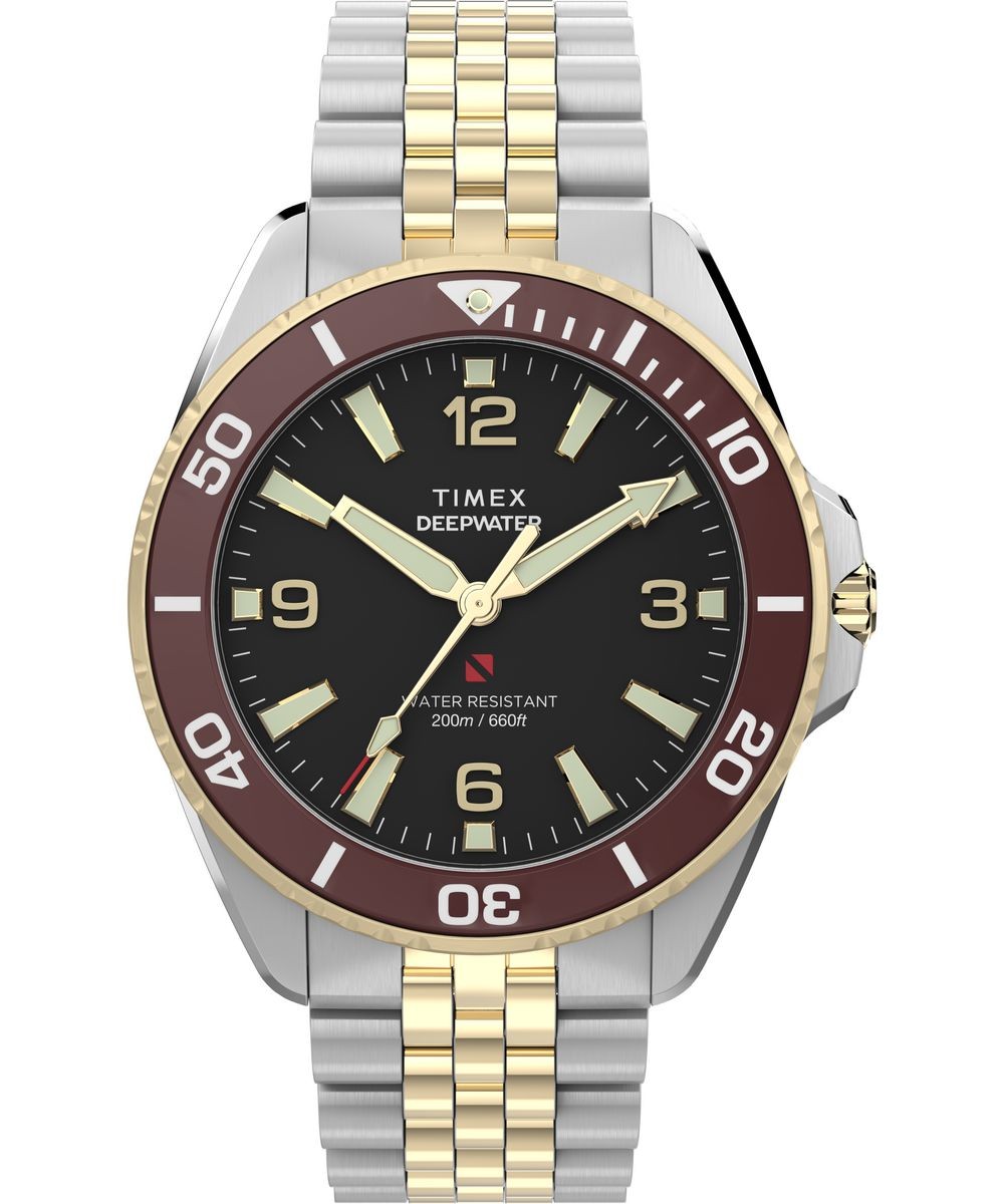 Timex Multicolour Mens Analogue Watch Deep Water Arctic TW2Y64700