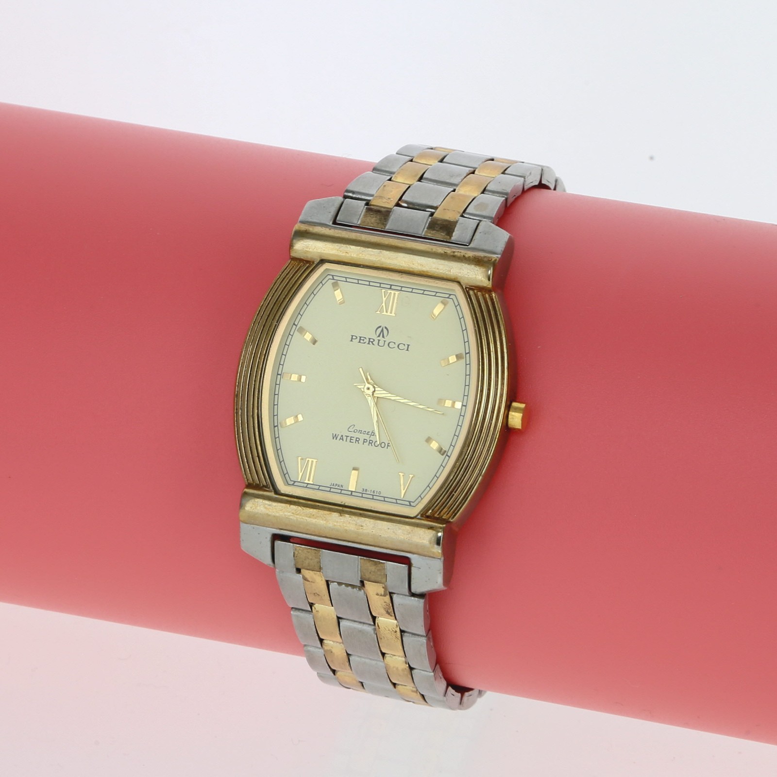 Men’s Designer Fashion Luxury Tow Tones Dress Analog Wrist Watch