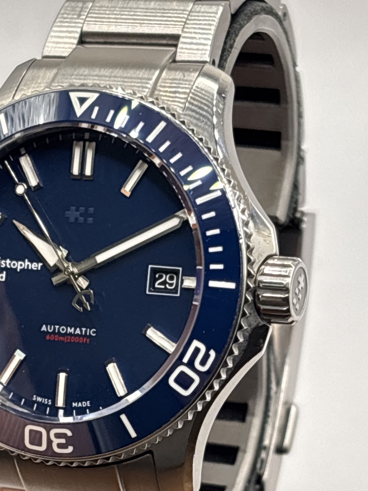 Christopher Ward C60 Trident Mk3 Pro 600 40mm blue (12/2019) WH1609