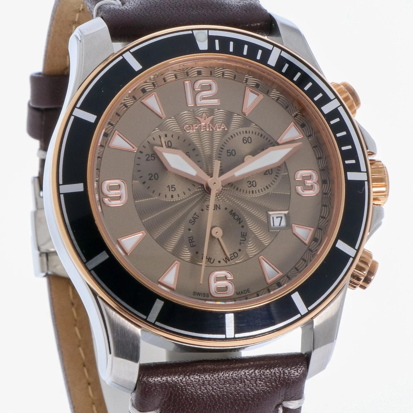 Optima – Swiss chronograph – OSC422-SRL-4 Chronograph Swiss Ronda Quartz 45 mm