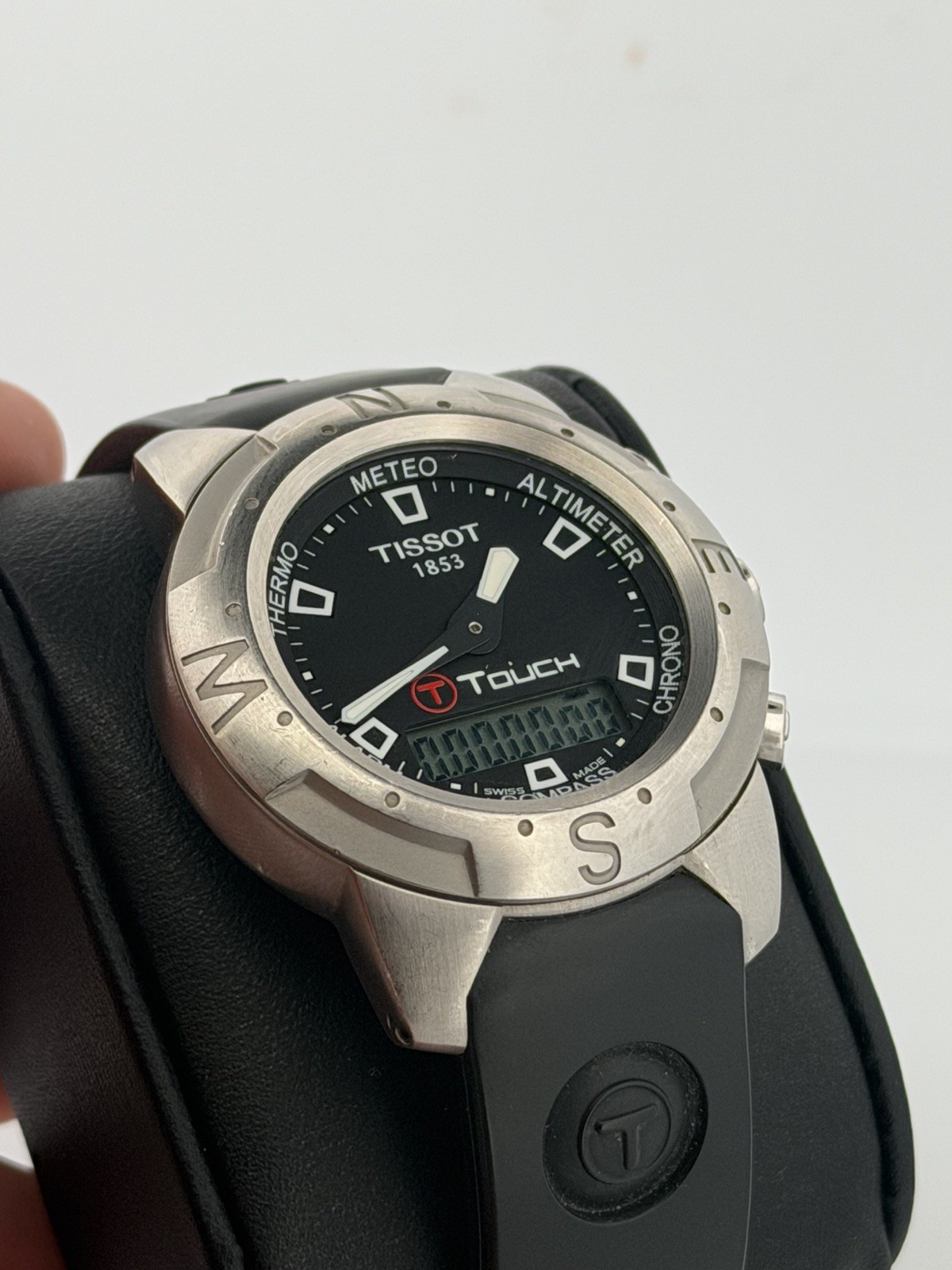 Tissot T-Touch Titanium Multifunction Watch Altimeter Compass Chronograph Swiss