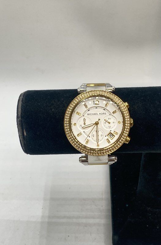Michael Kors MK-5626 Two-Tone Chronograph Crystal Stainless Steel Men’s Watch